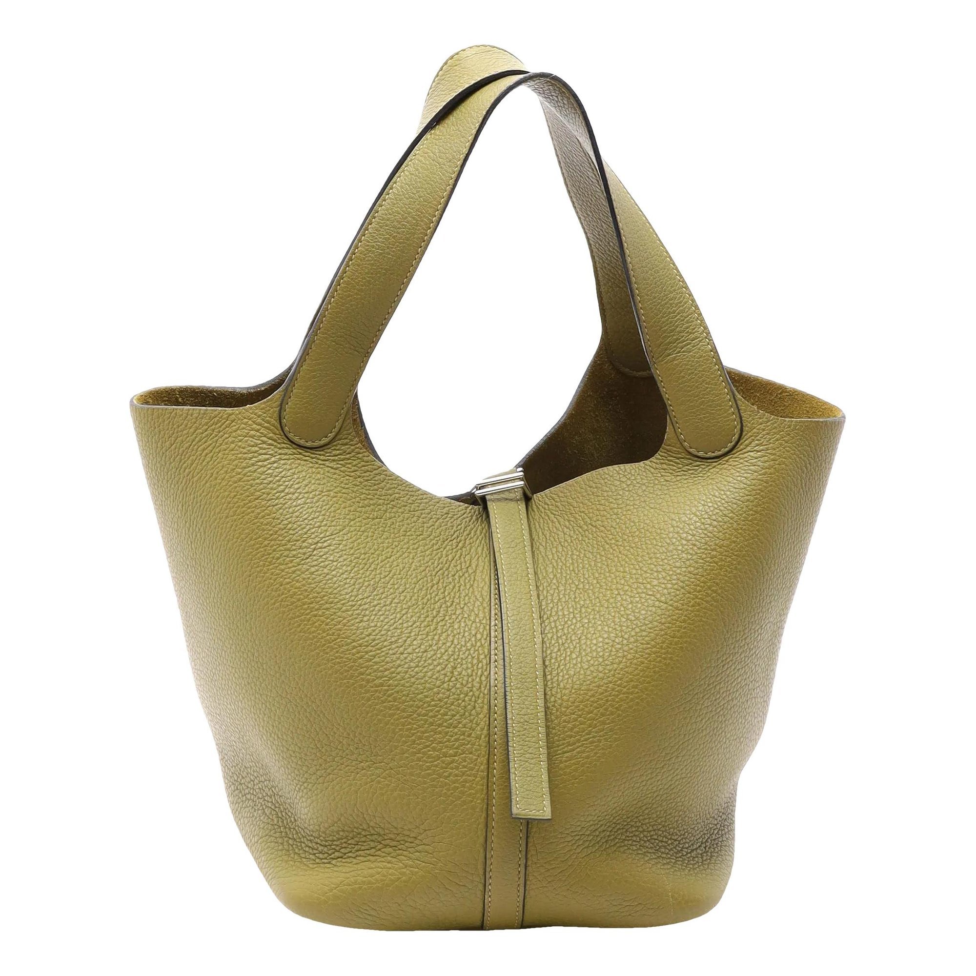 Picotin leather handbag