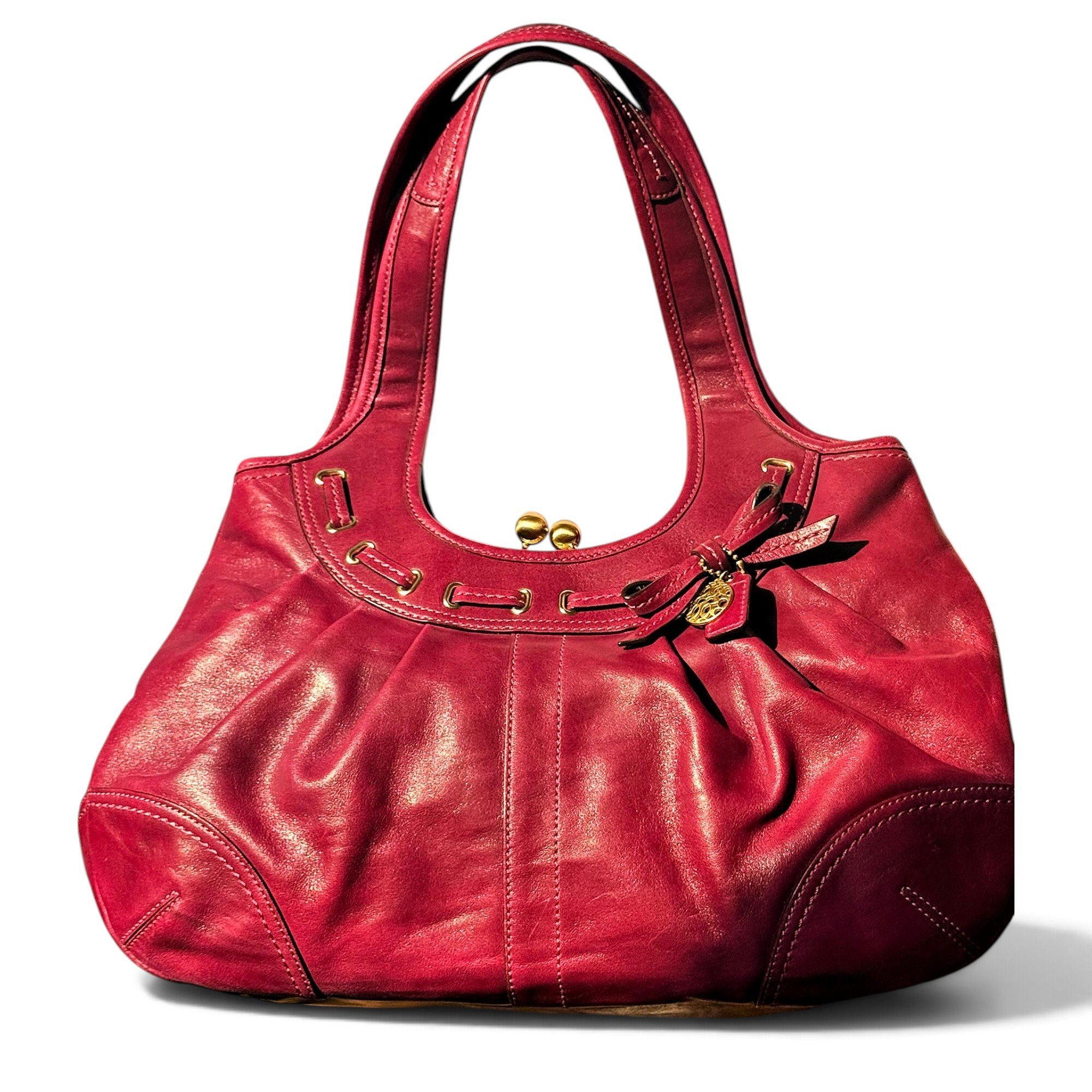 Leather handbag
