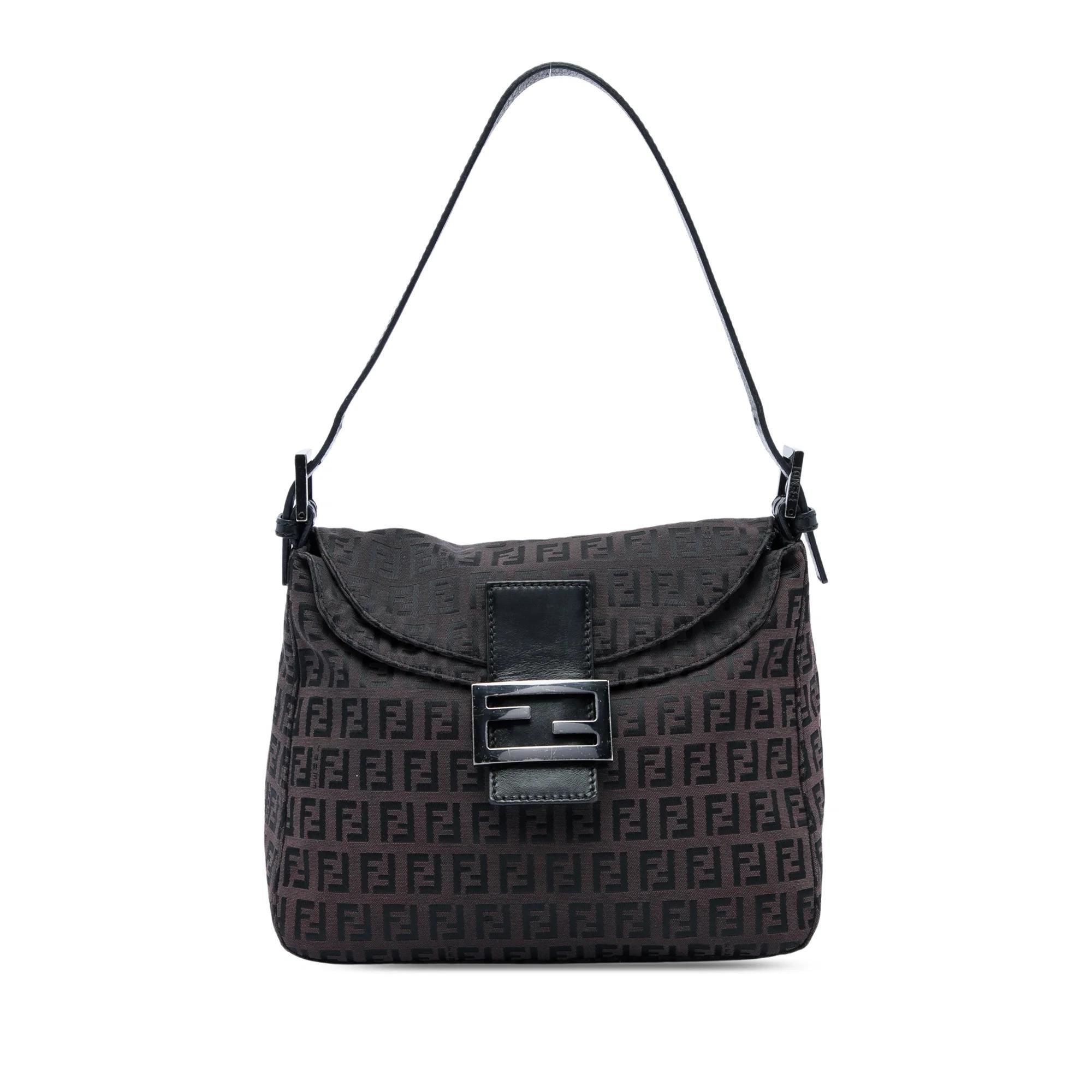 Pocket leather handbag