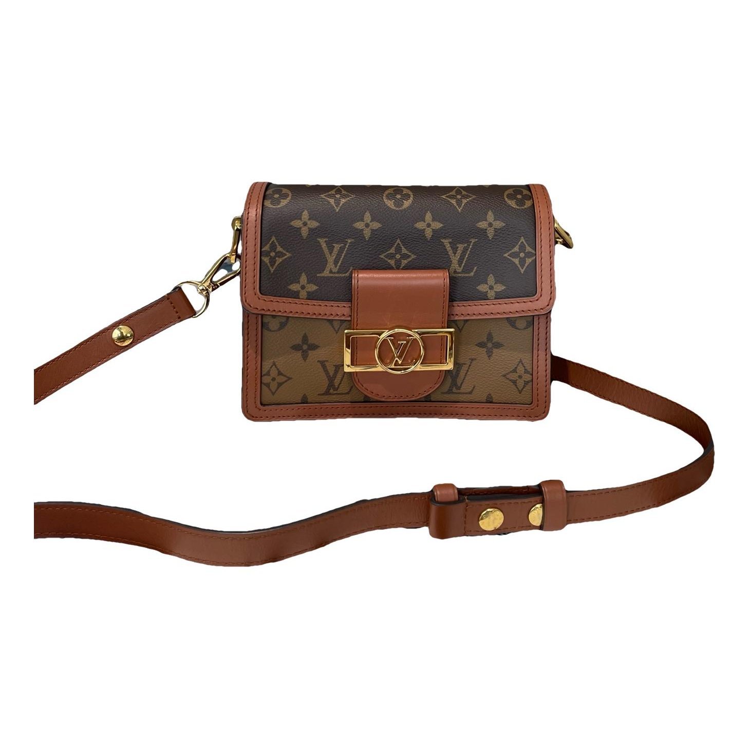 Dauphine leather handbag