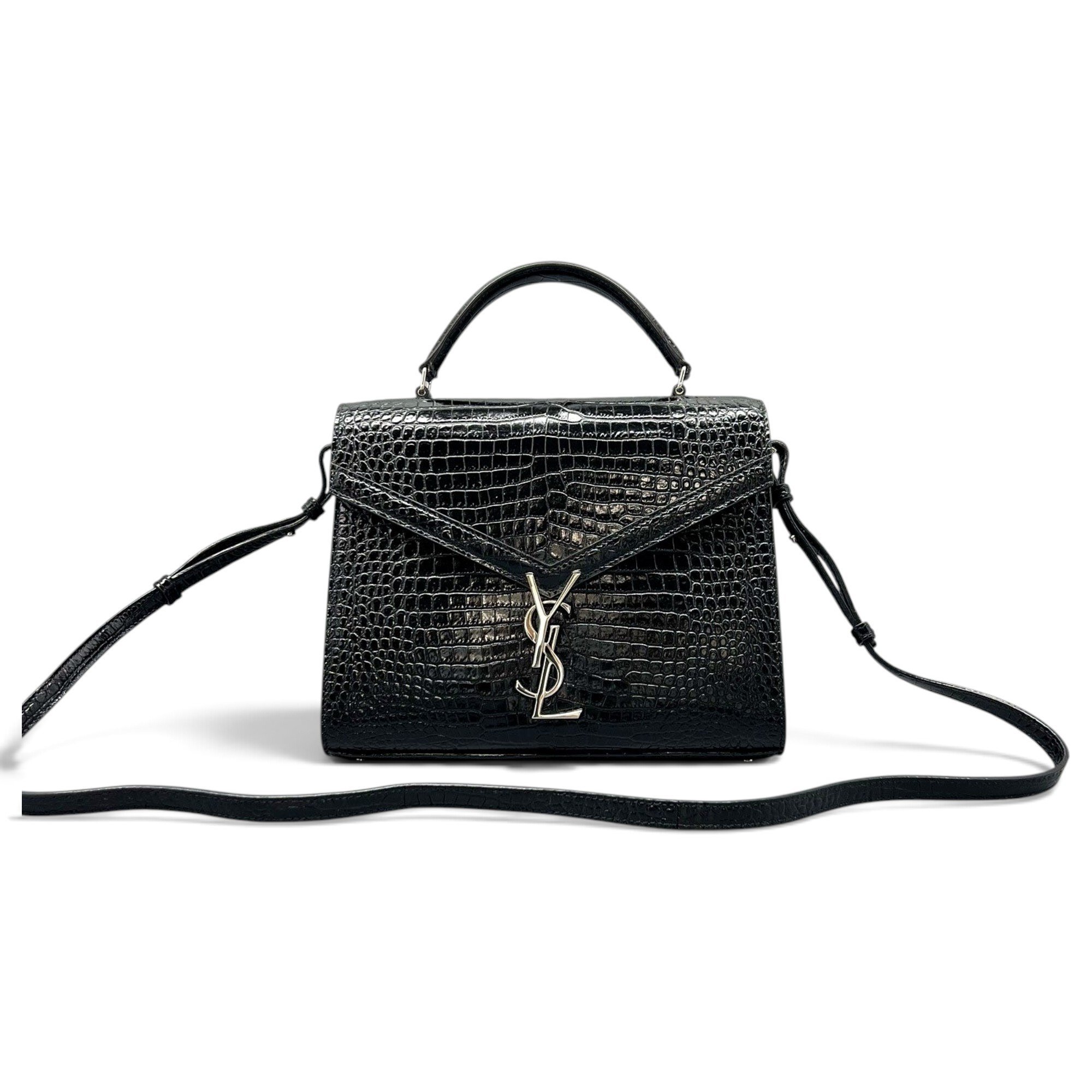 Cassandra Top Handle leather crossbody bag