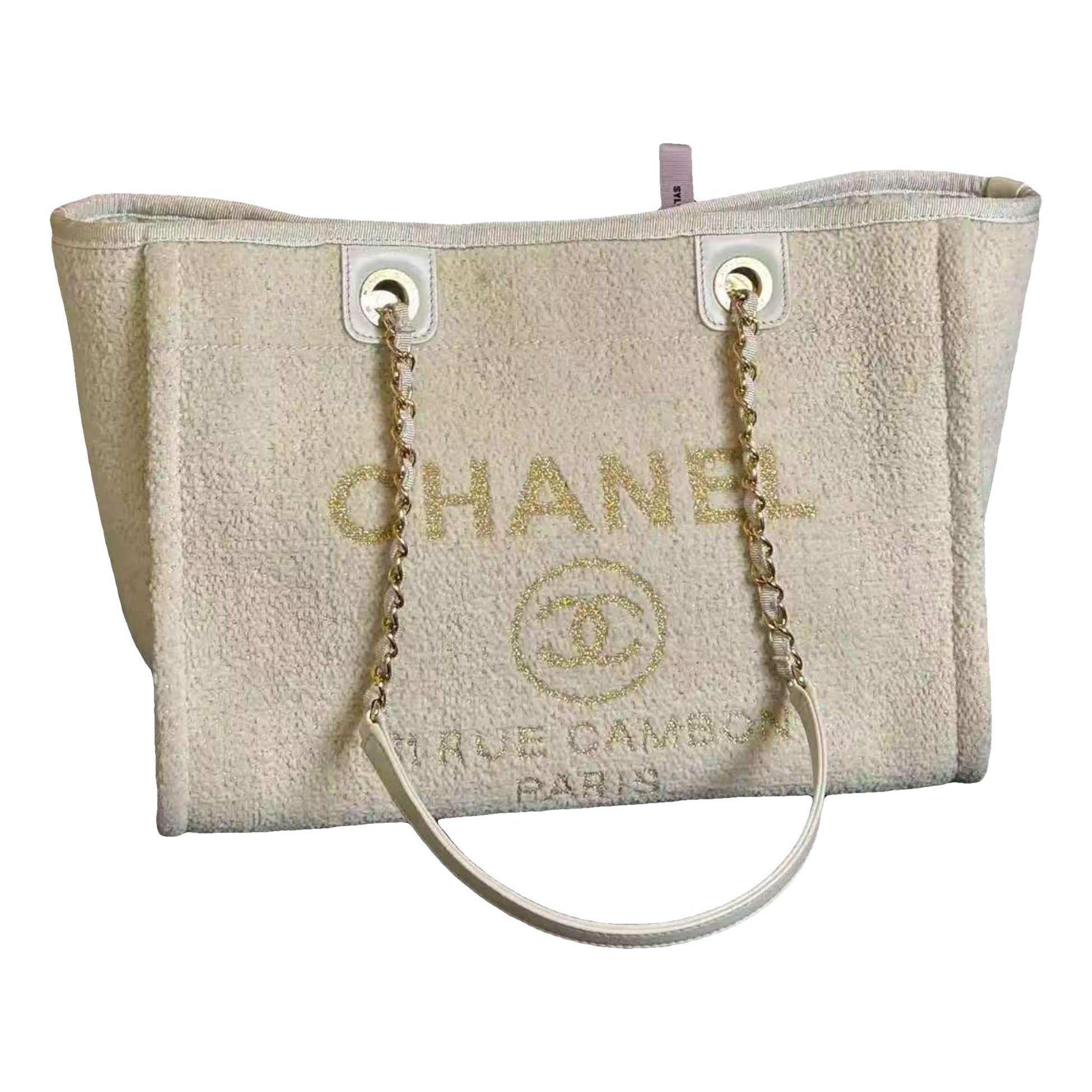 Deauville Chain wool tote