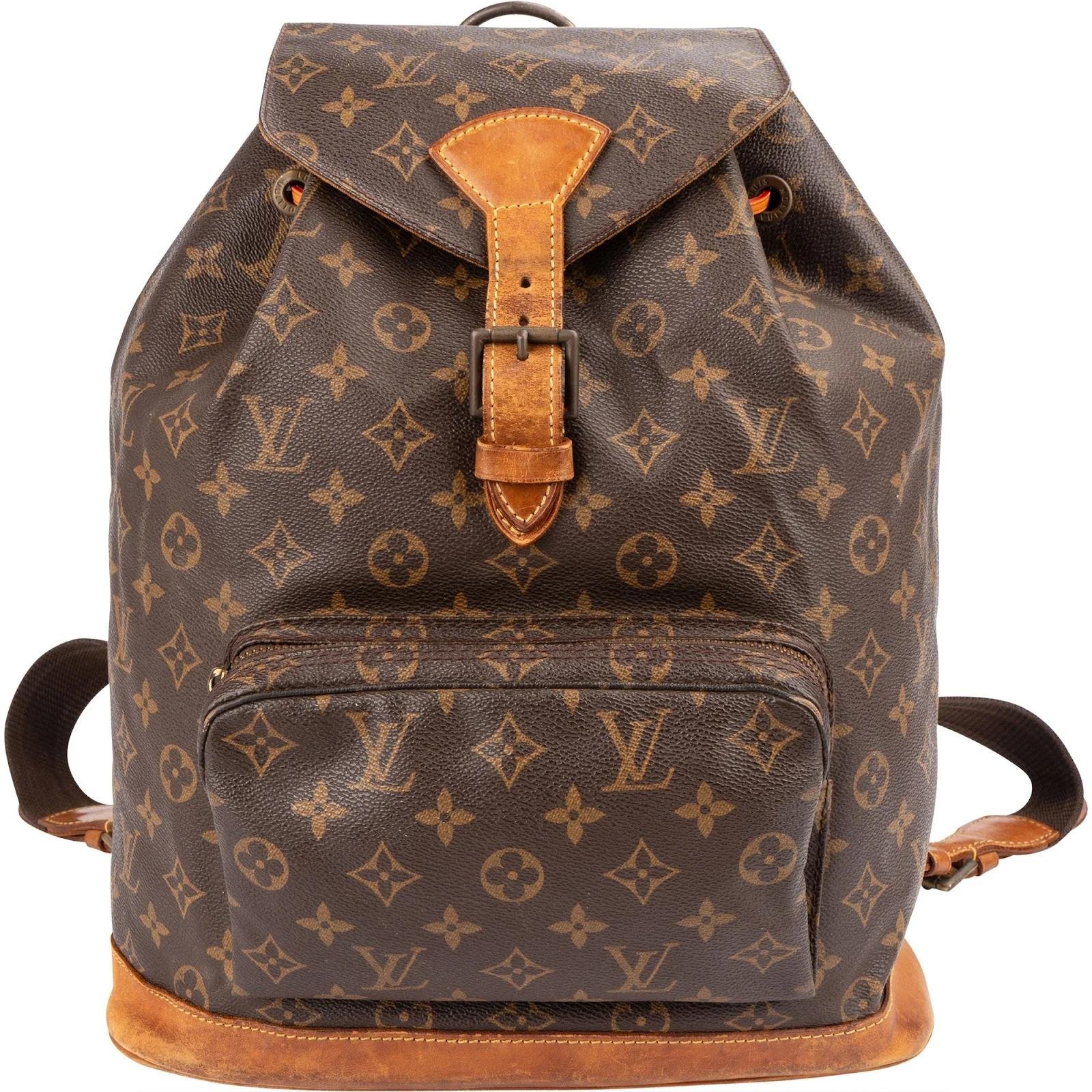Montsouris leather backpack