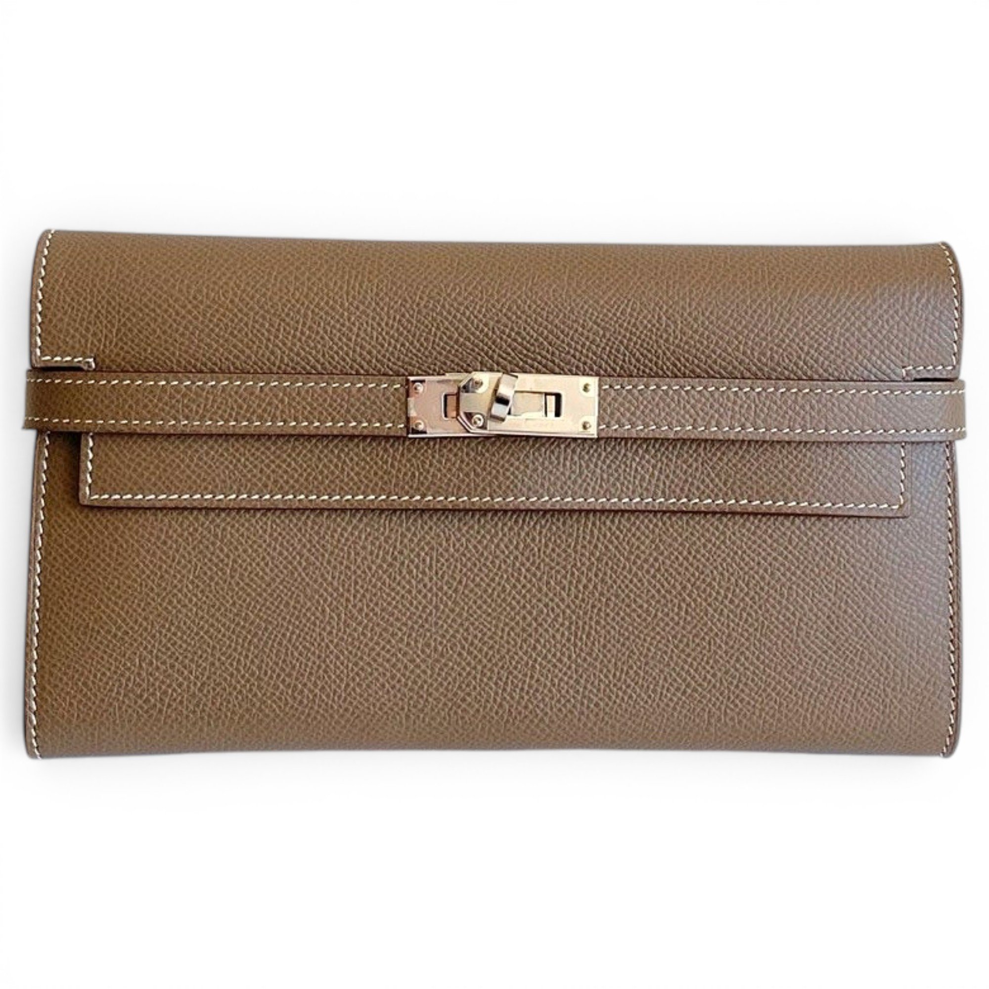 Kelly to go leather clutch bag