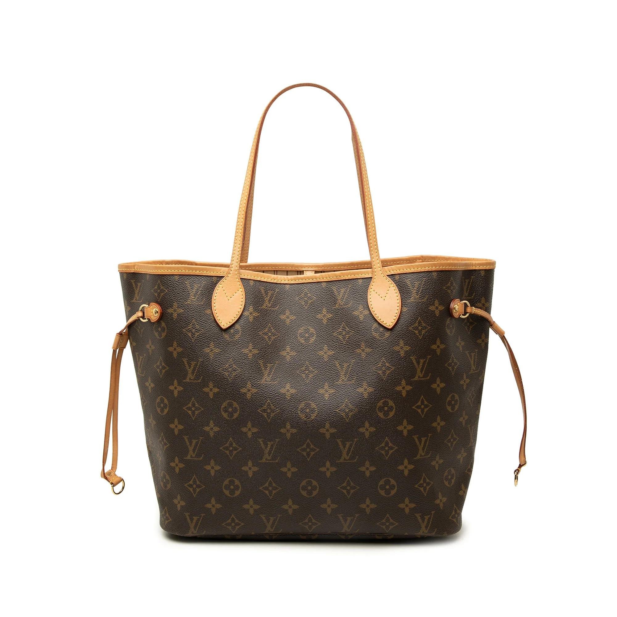 Neverfull leather tote