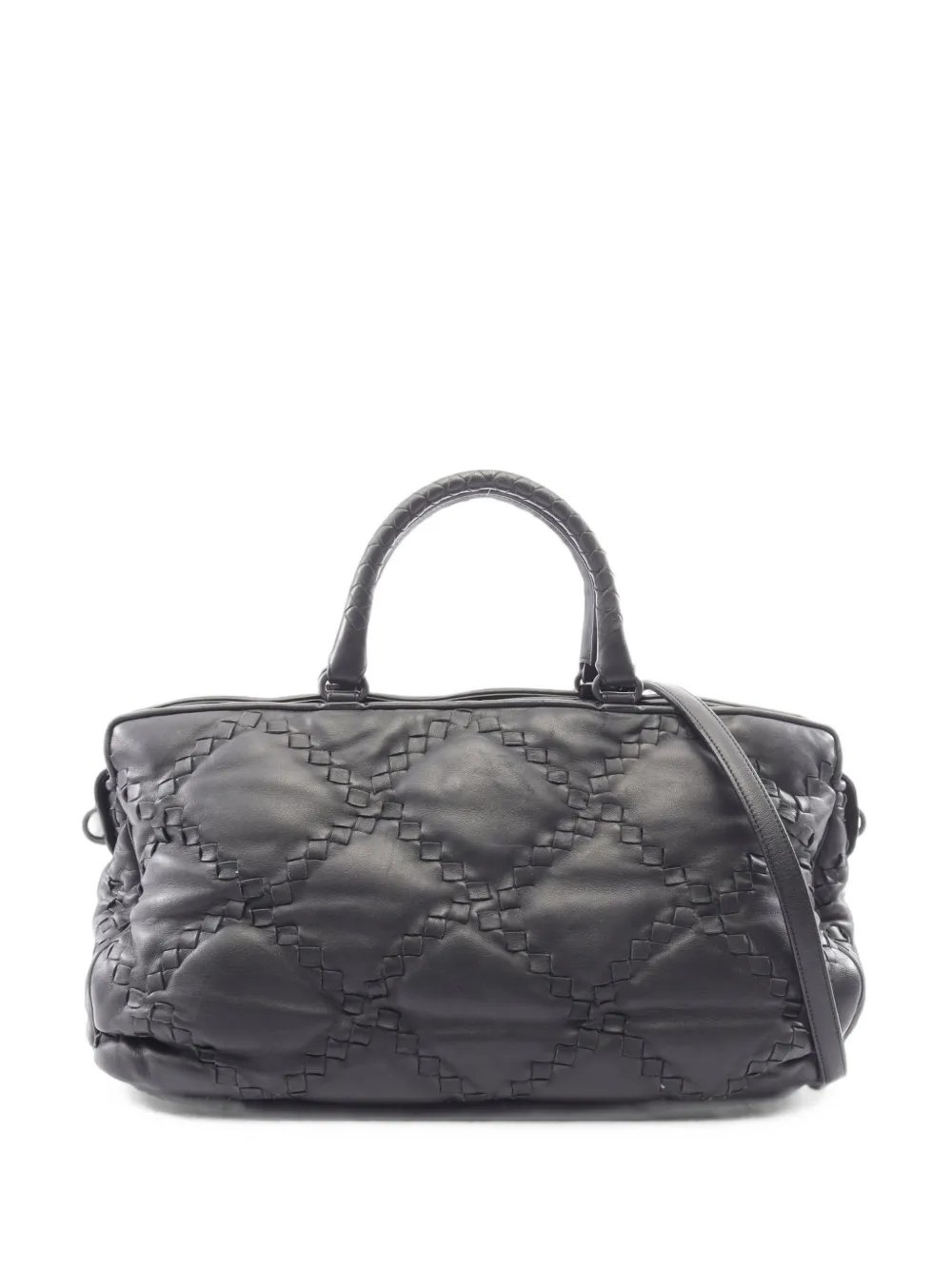 2010s Intrecciato leather two-way handbag