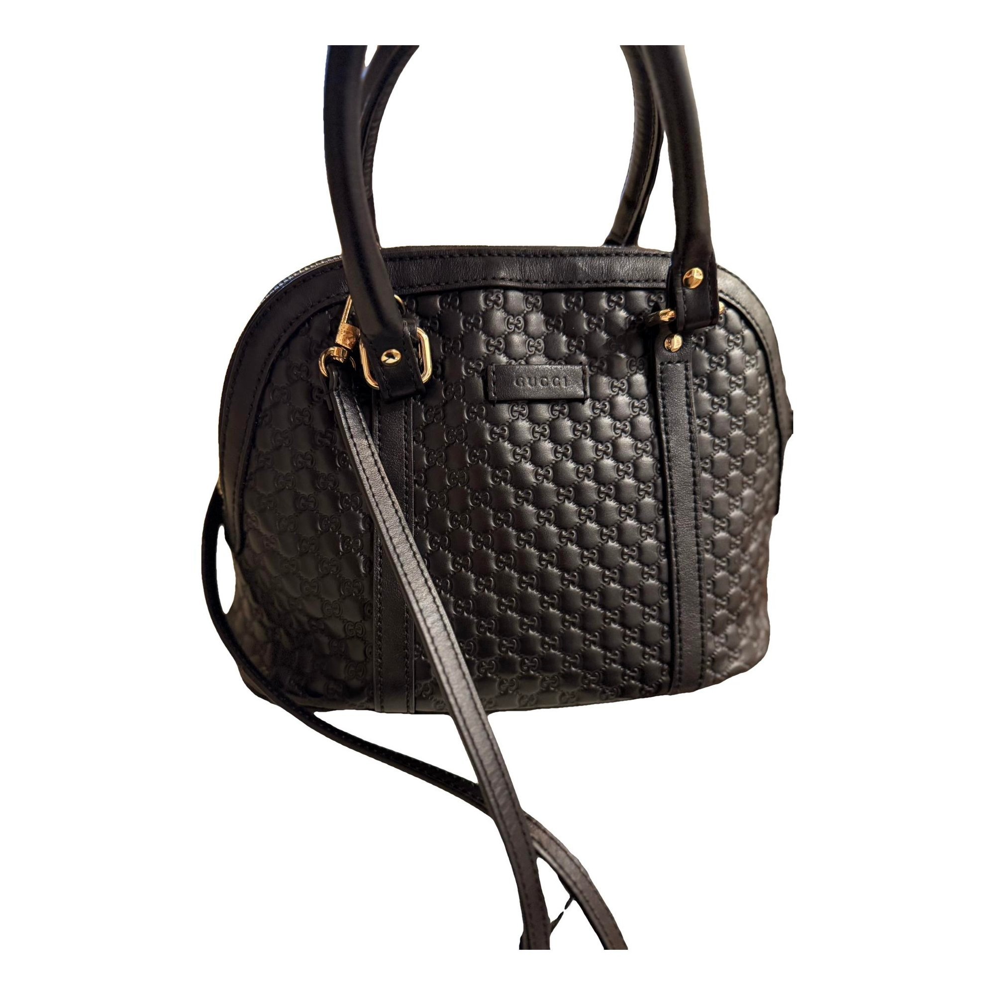 Dôme leather bag