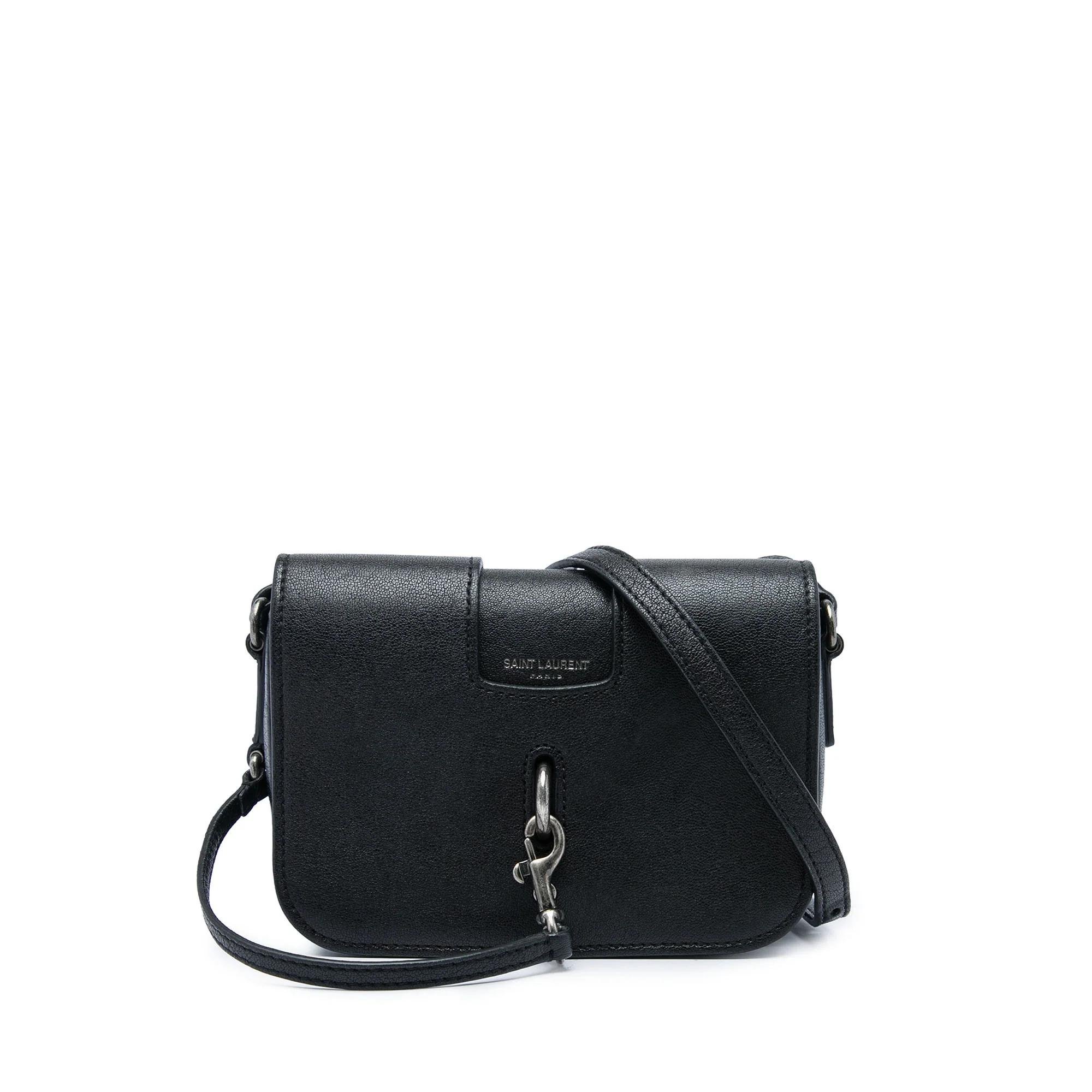 Saint Laurent Charlotte Messenger pony-style calfskin handbag