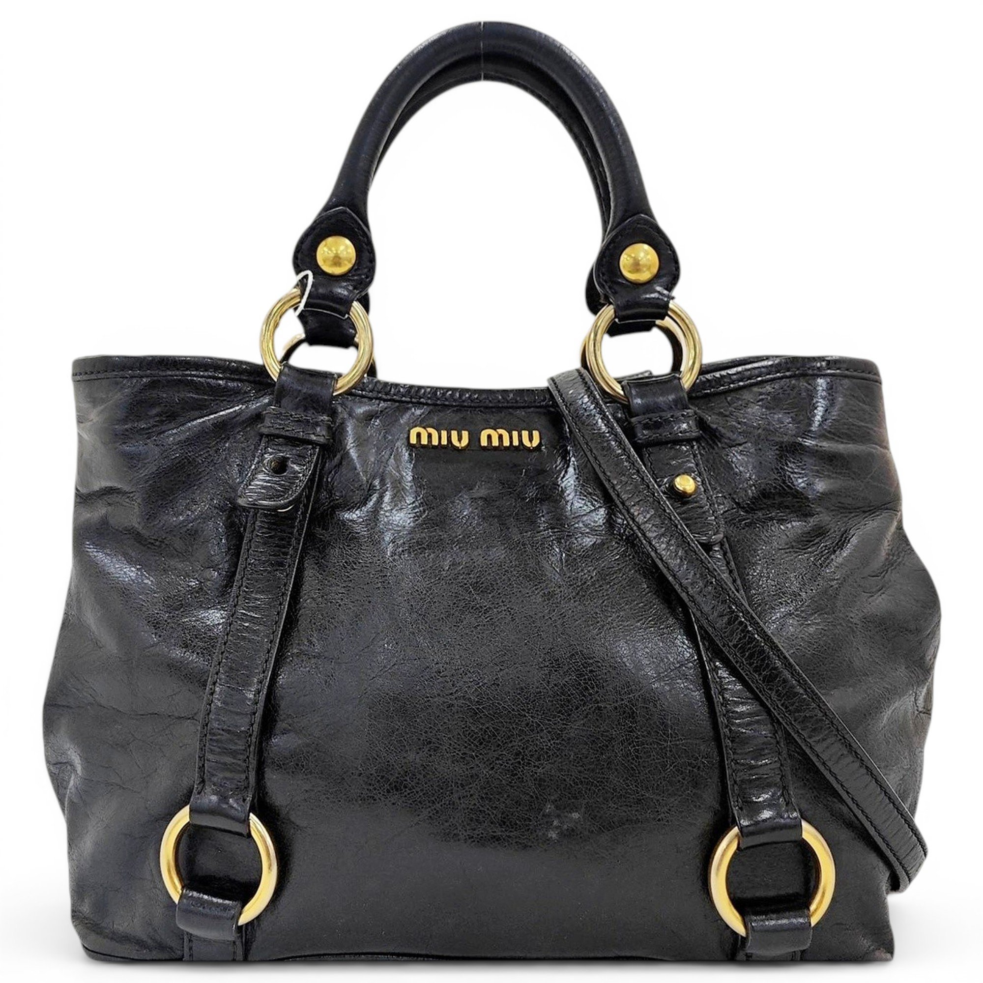 Vitello leather handbag