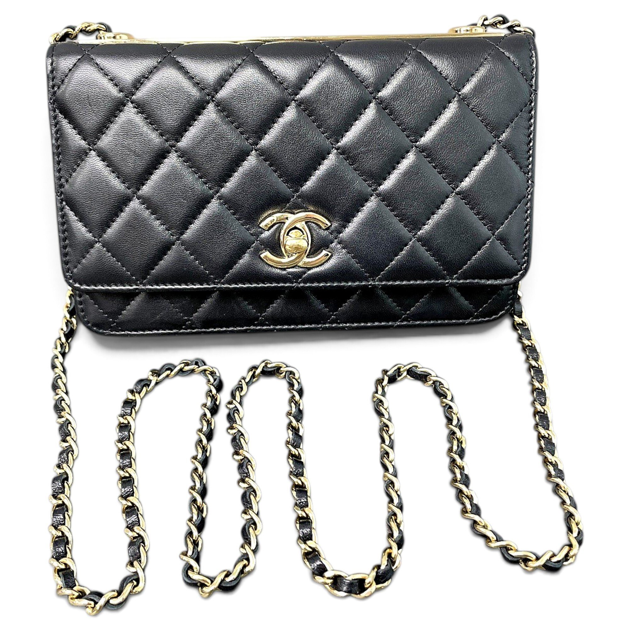 Wallet On Chain Timeless/Classique leather handbag