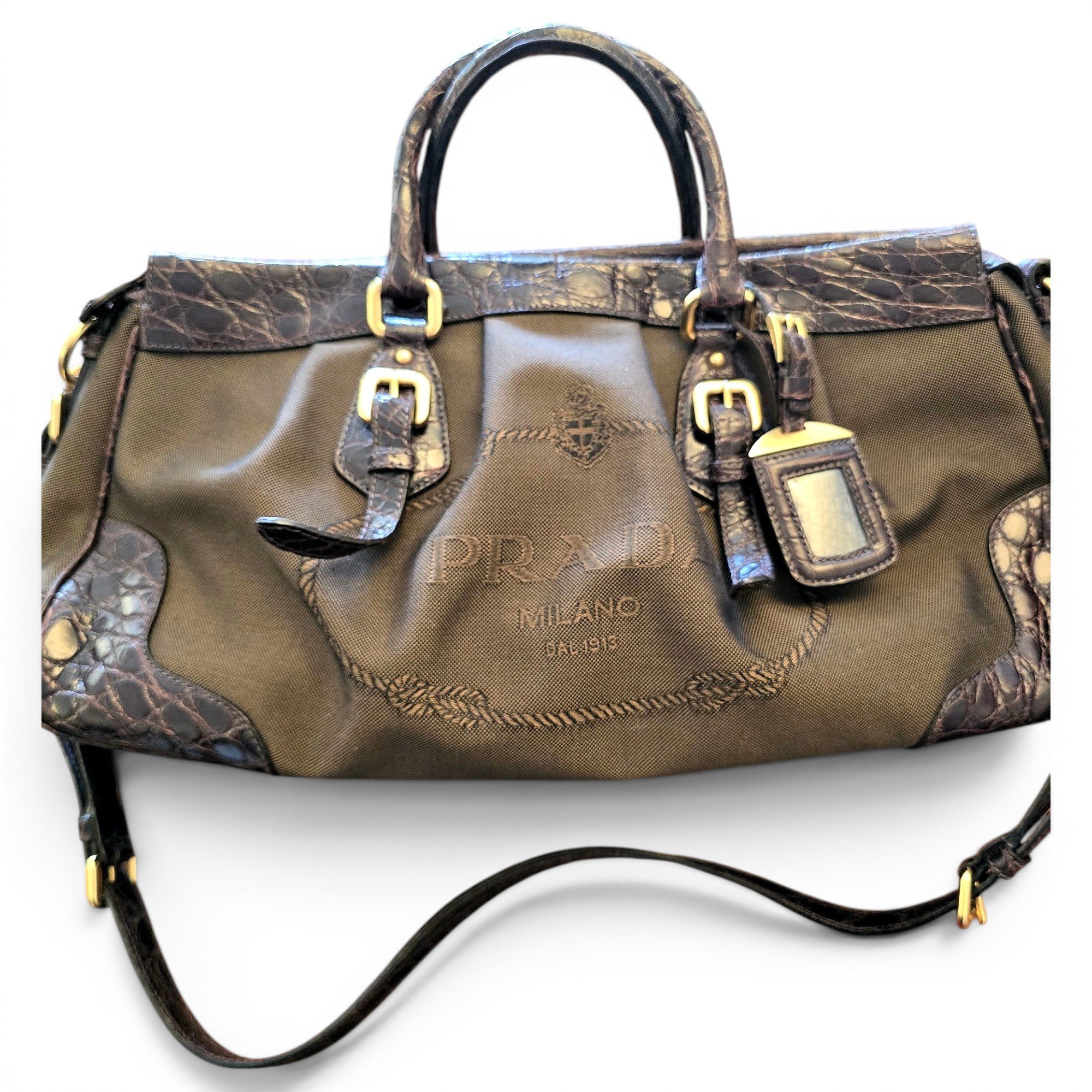Leather tote