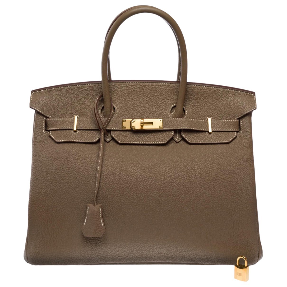 Birkin 35 leather handbag