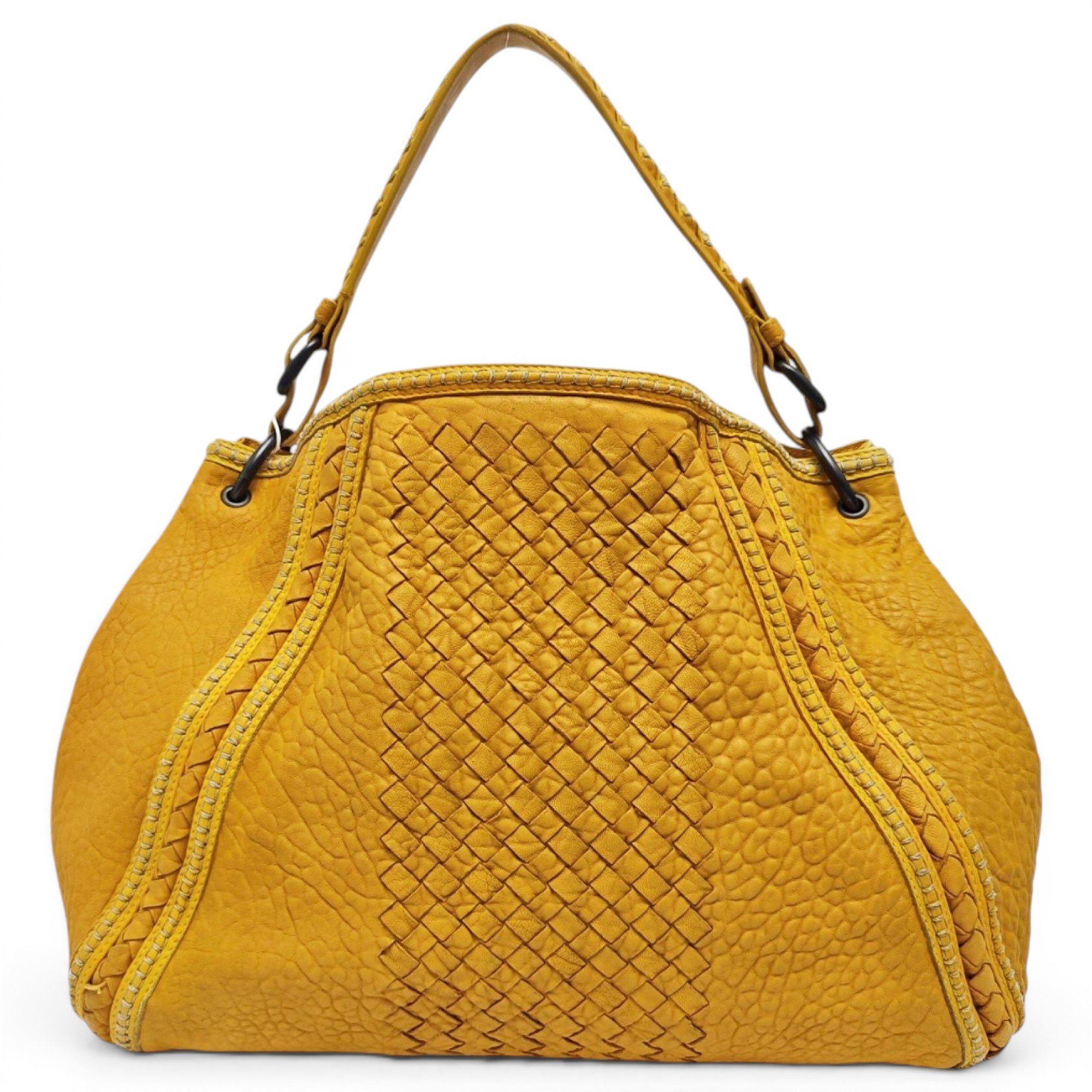 Parachute leather handbag