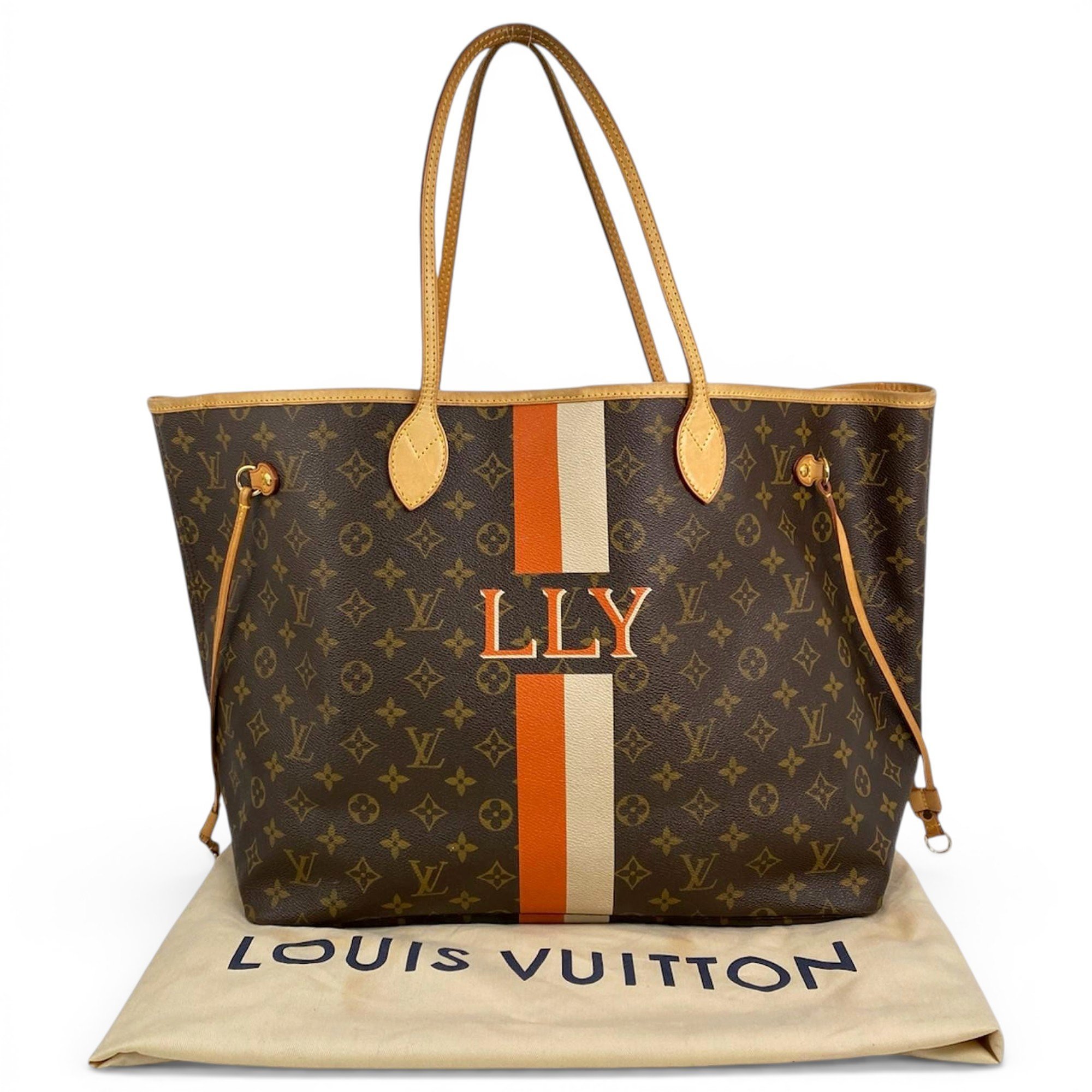 Neverfull patent leather handbag