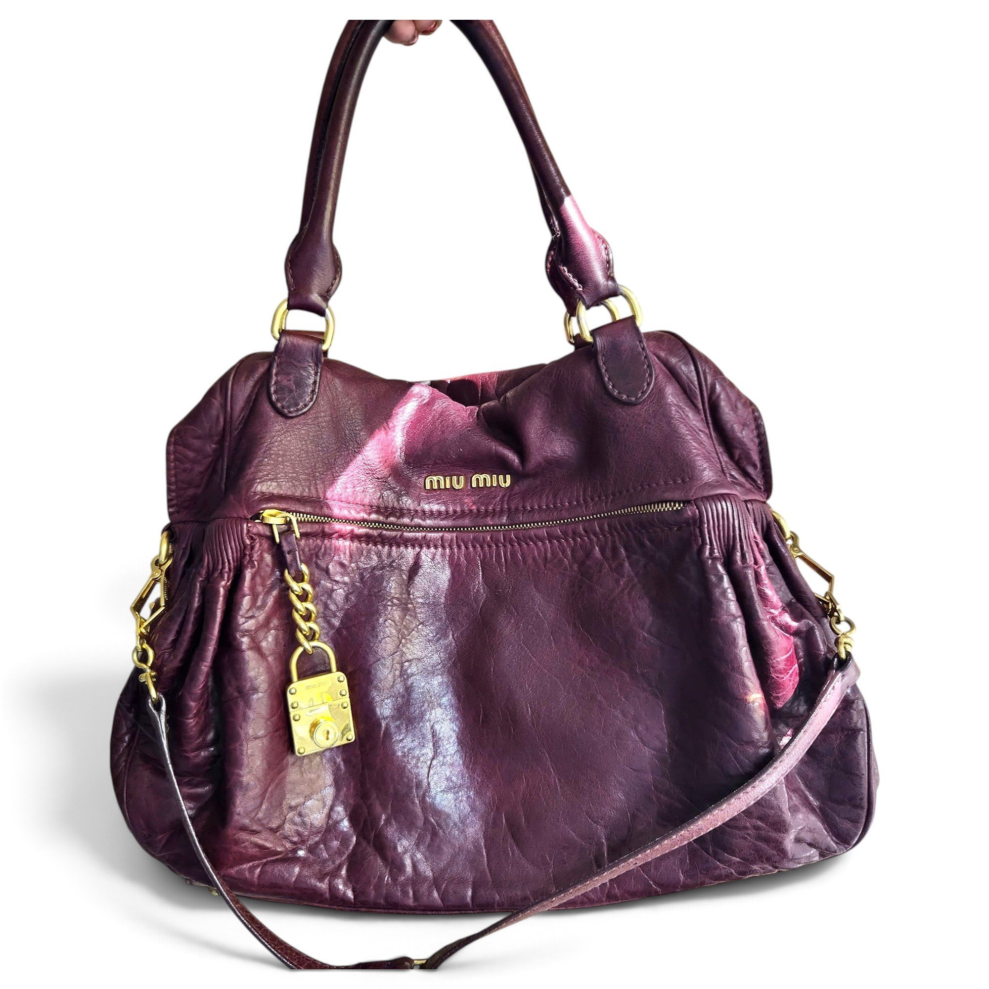 Vitello leather tote