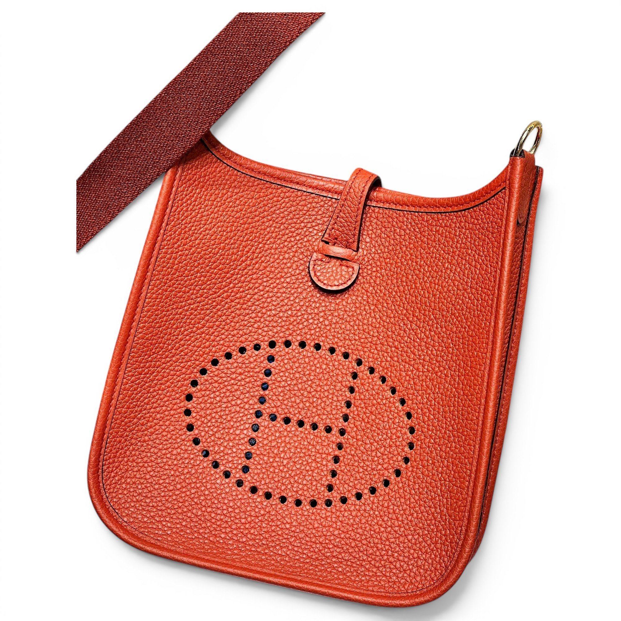 Hermes Evelyne Handbag Orange 2026