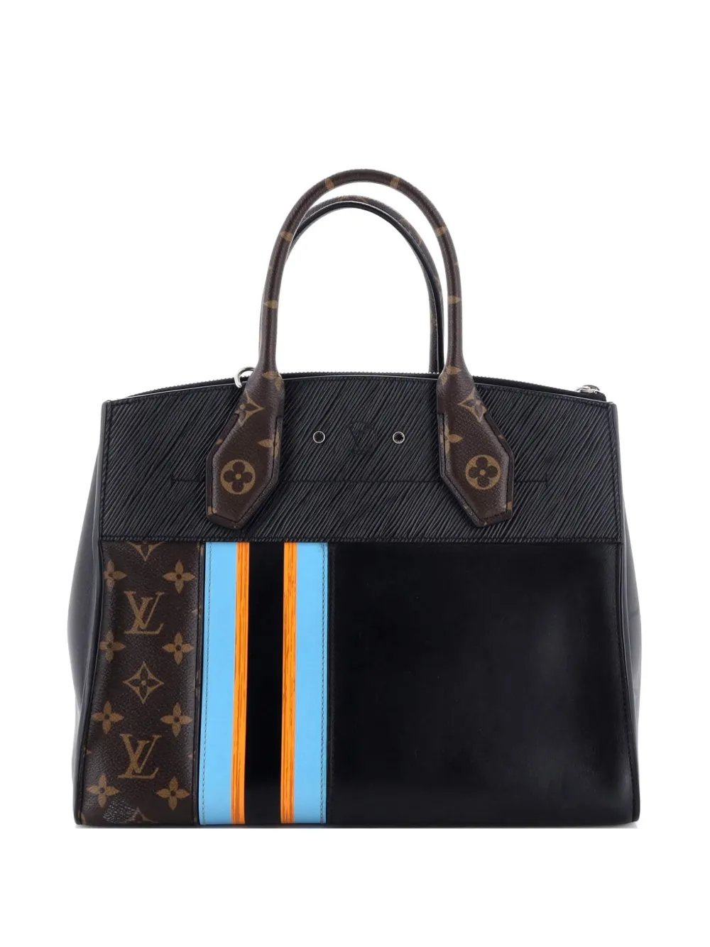 City Steamer Handbag Limited Edition Monogram Canvas and Leather MM satchel