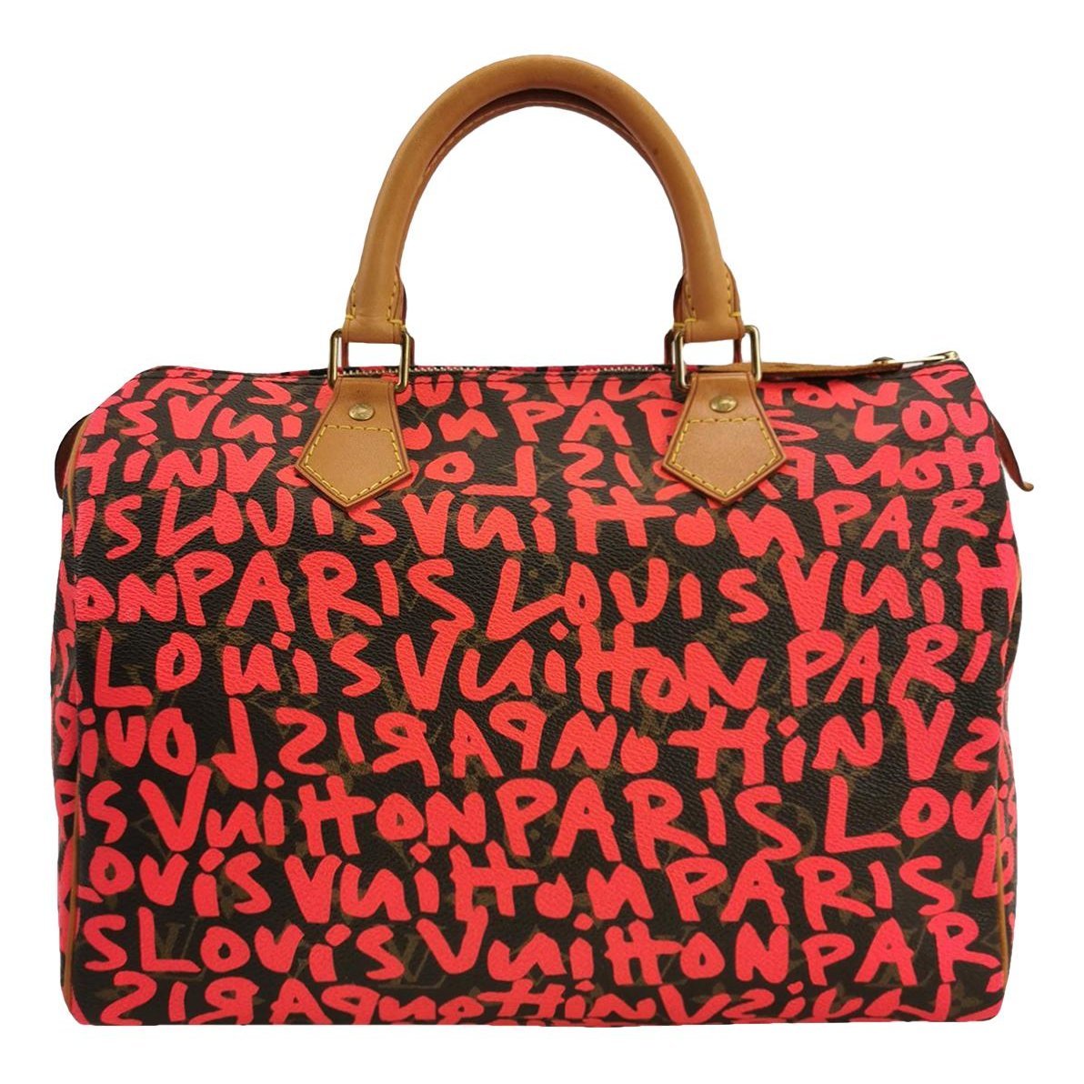 Speedy leather handbag