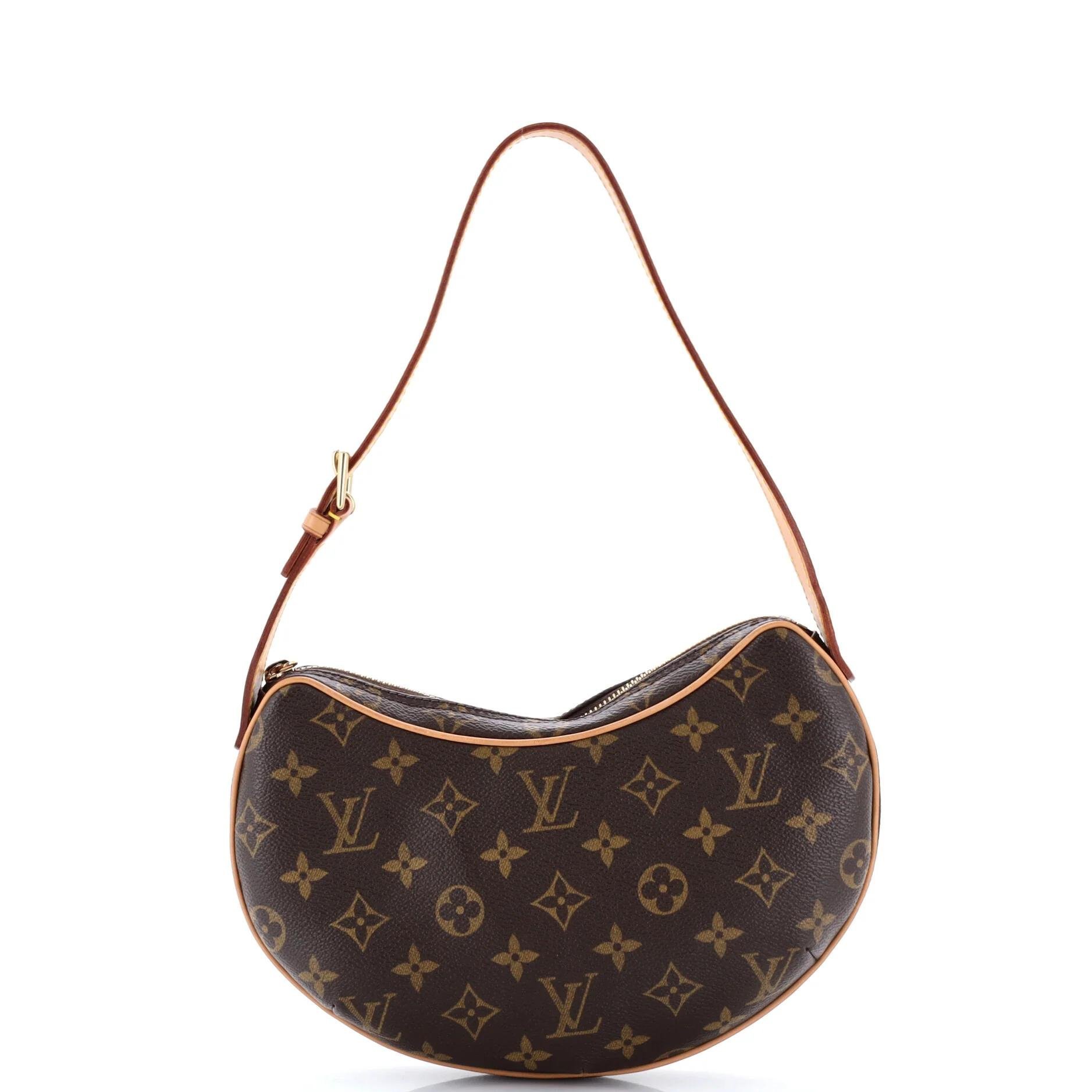 Croissant cloth handbag
