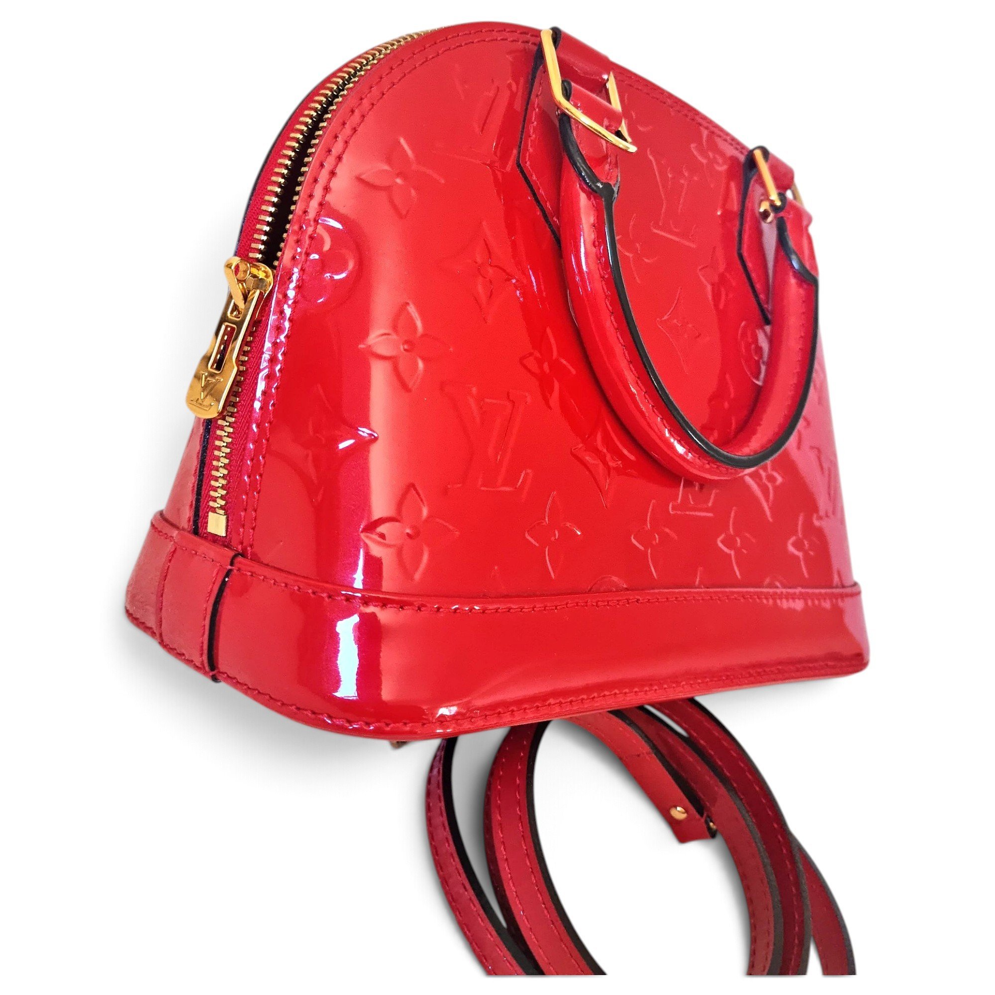 Alma BB patent leather handbag