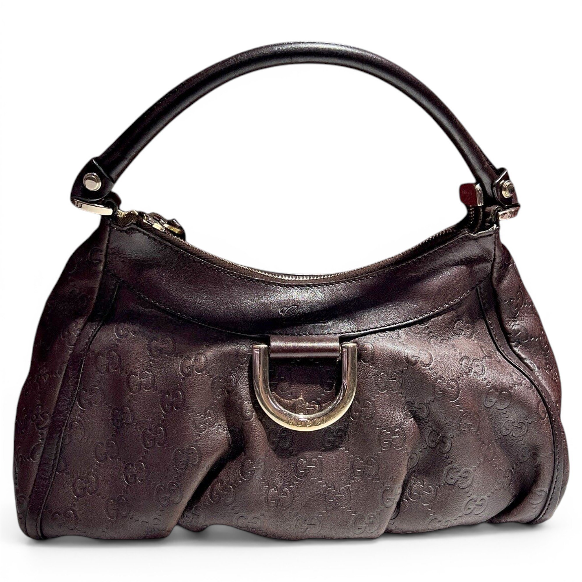 D-Ring leather handbag