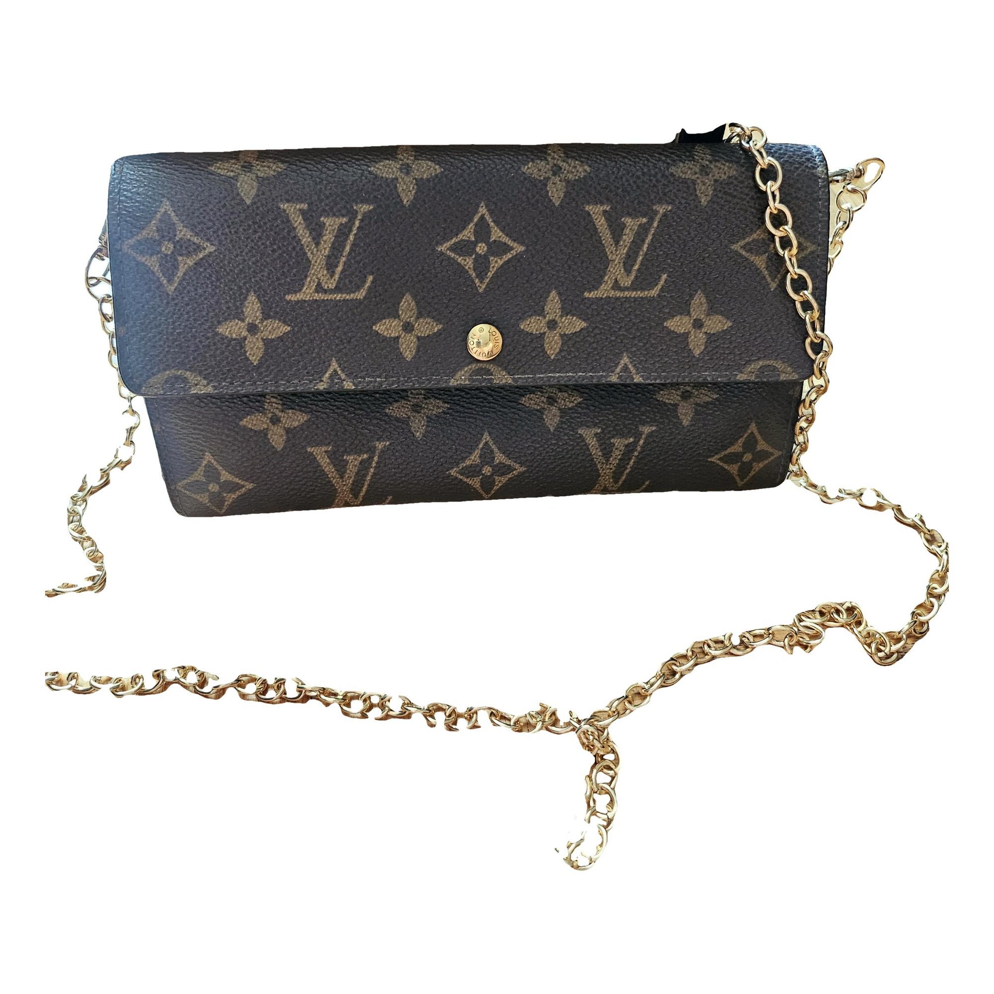 Twist Belt Wallet On Chain cloth crossbody bag