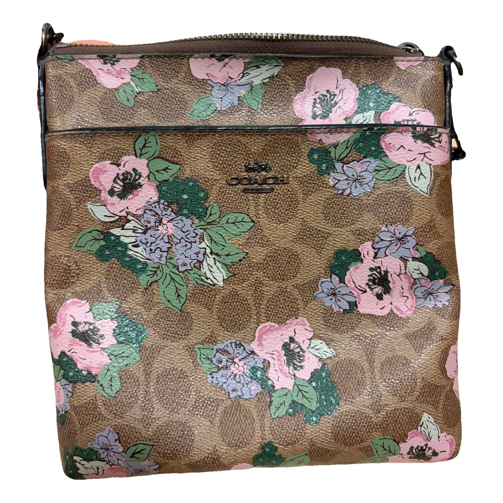 Vegan leather crossbody bag