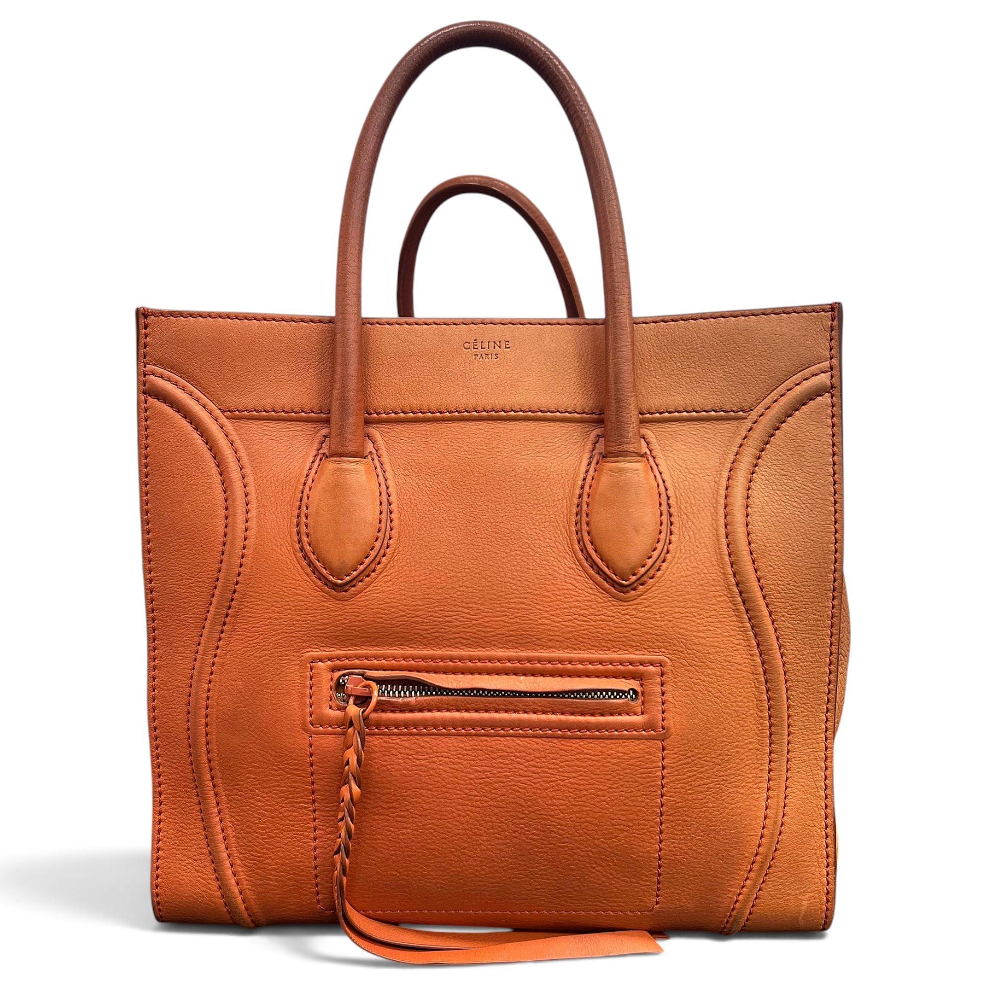 Luggage leather handbag
