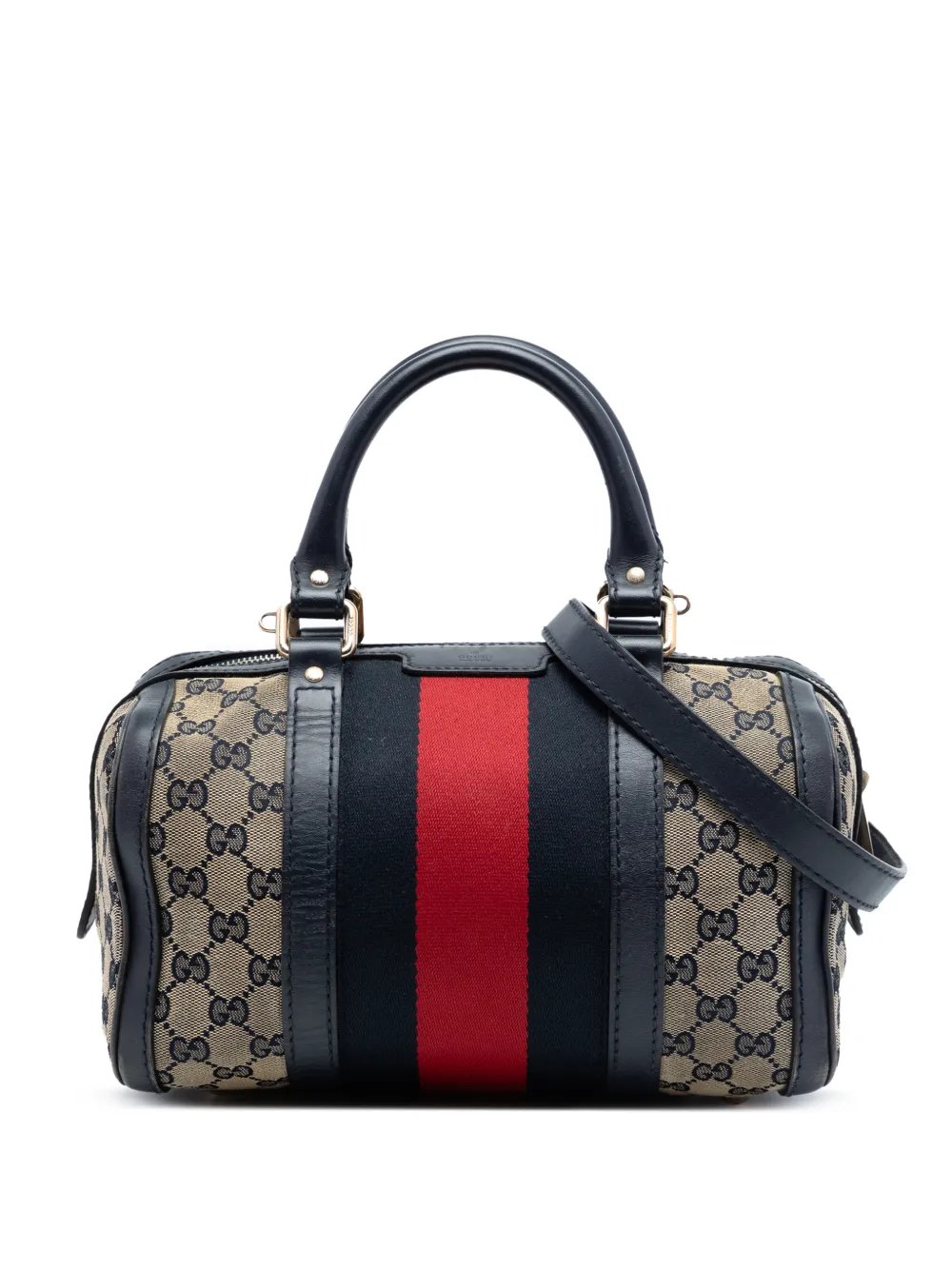 2016-2026 Small GG Canvas Web Joy Boston Bag satchel