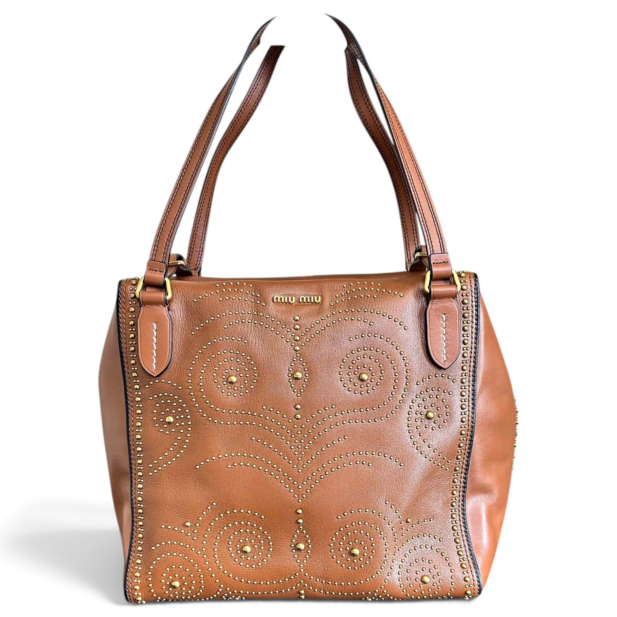 Leather handbag