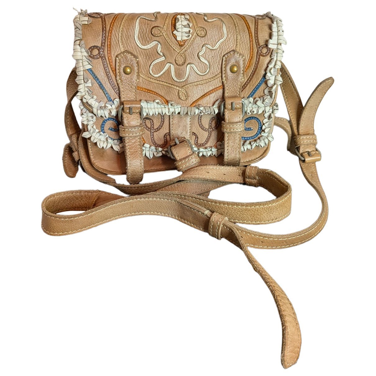 Leather crossbody bag