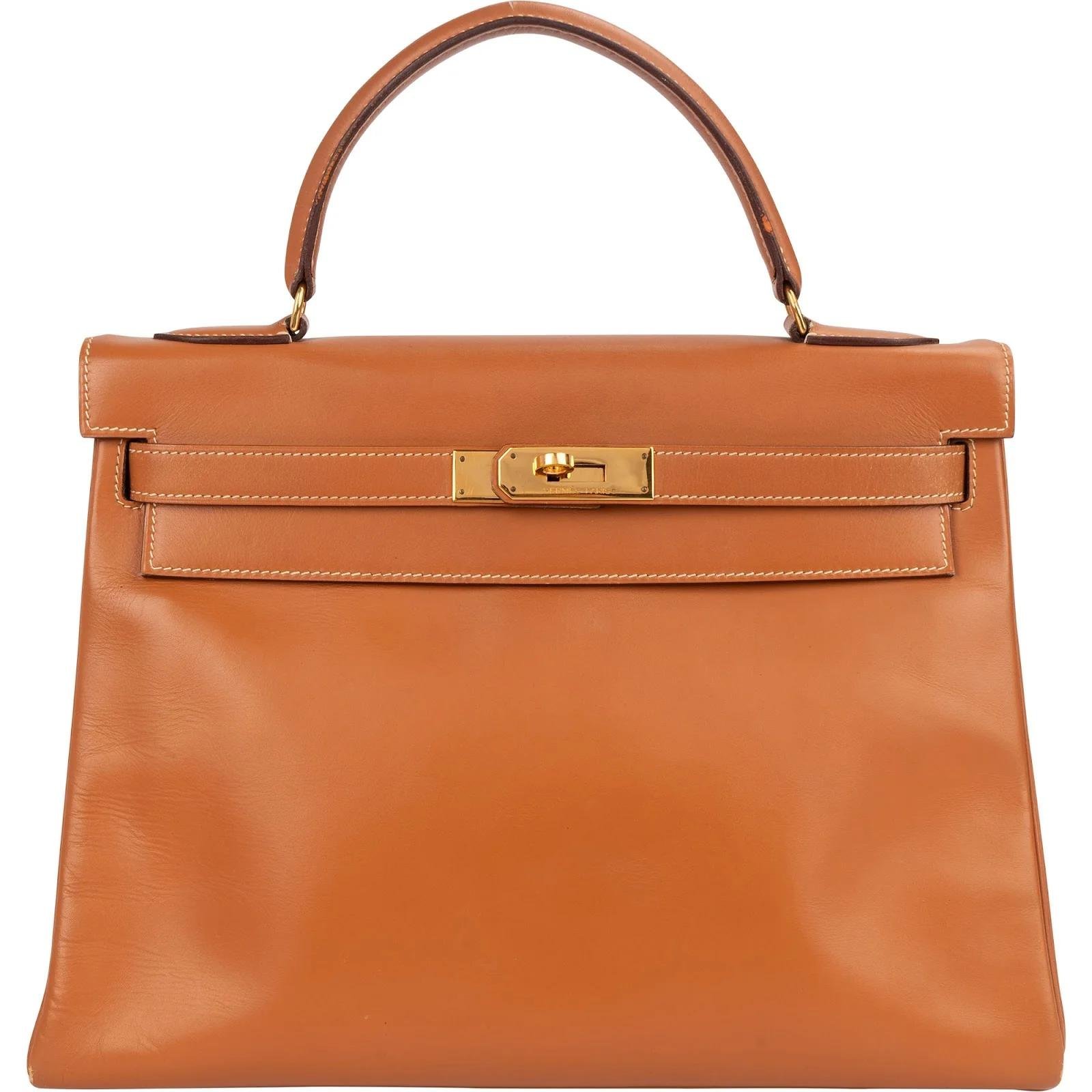 Kelly 32 leather handbag