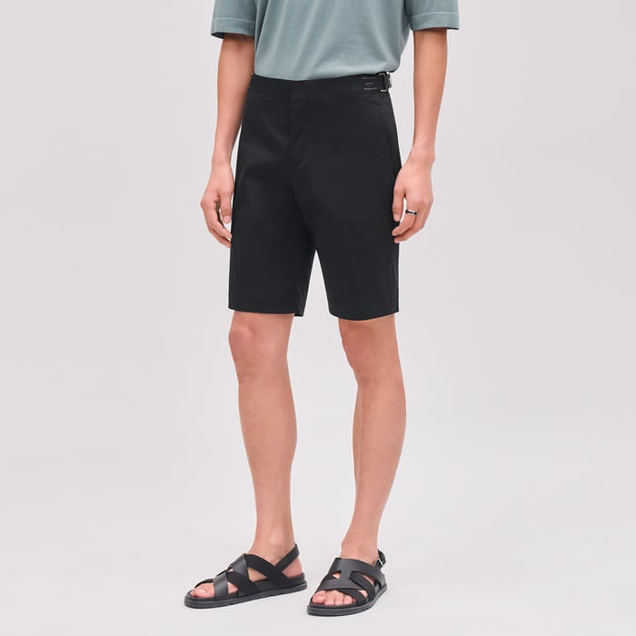 Noir Saint Germain Fitted Shorts