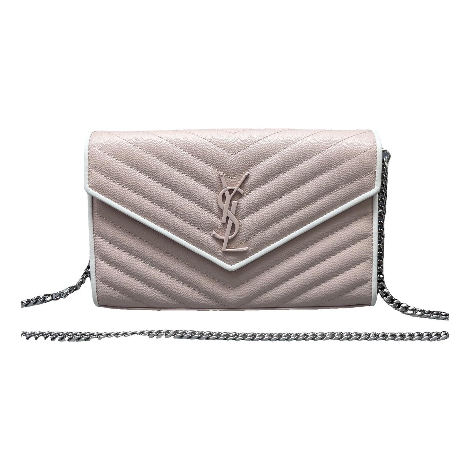 Portefeuille enveloppe leather handbag