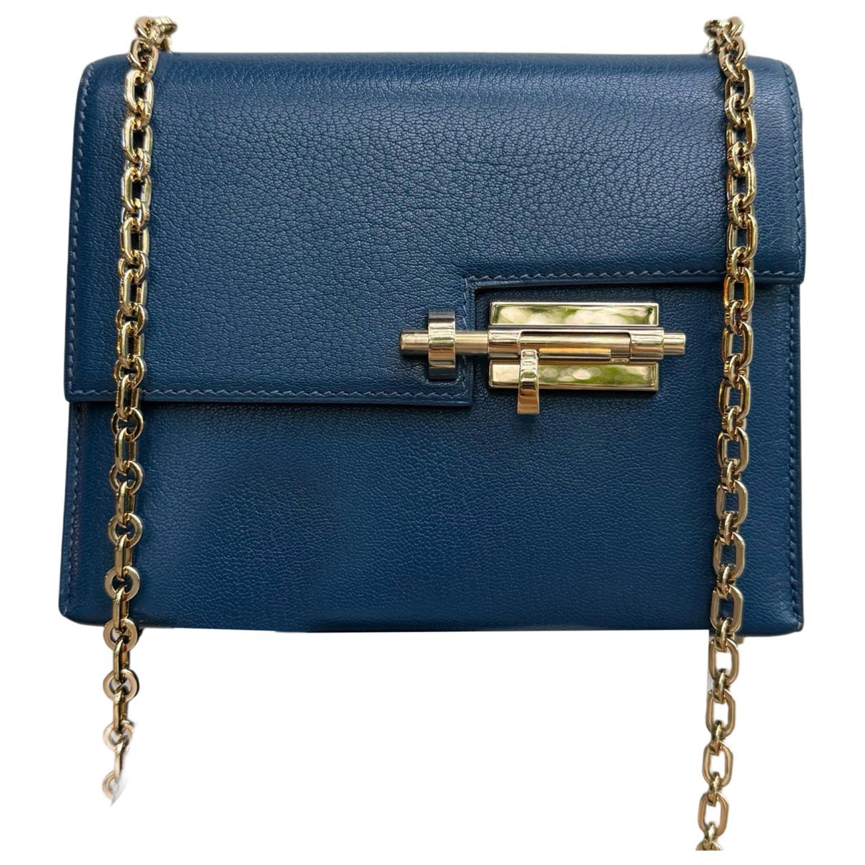 Verrou leather crossbody bag