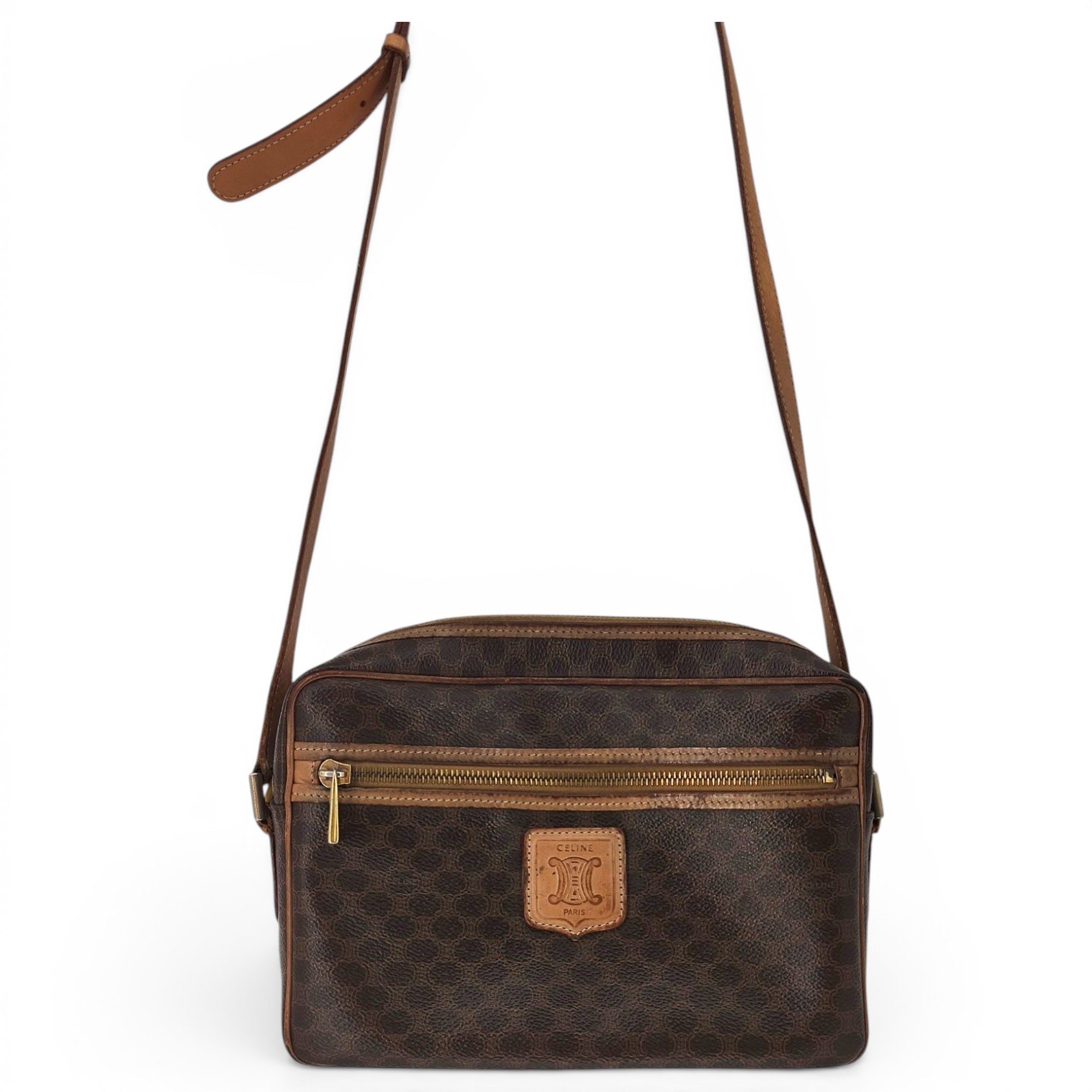 Leather crossbody bag