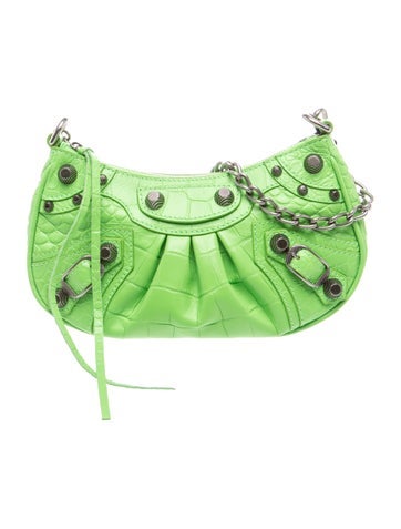 Embossed Leather Minaudière Small