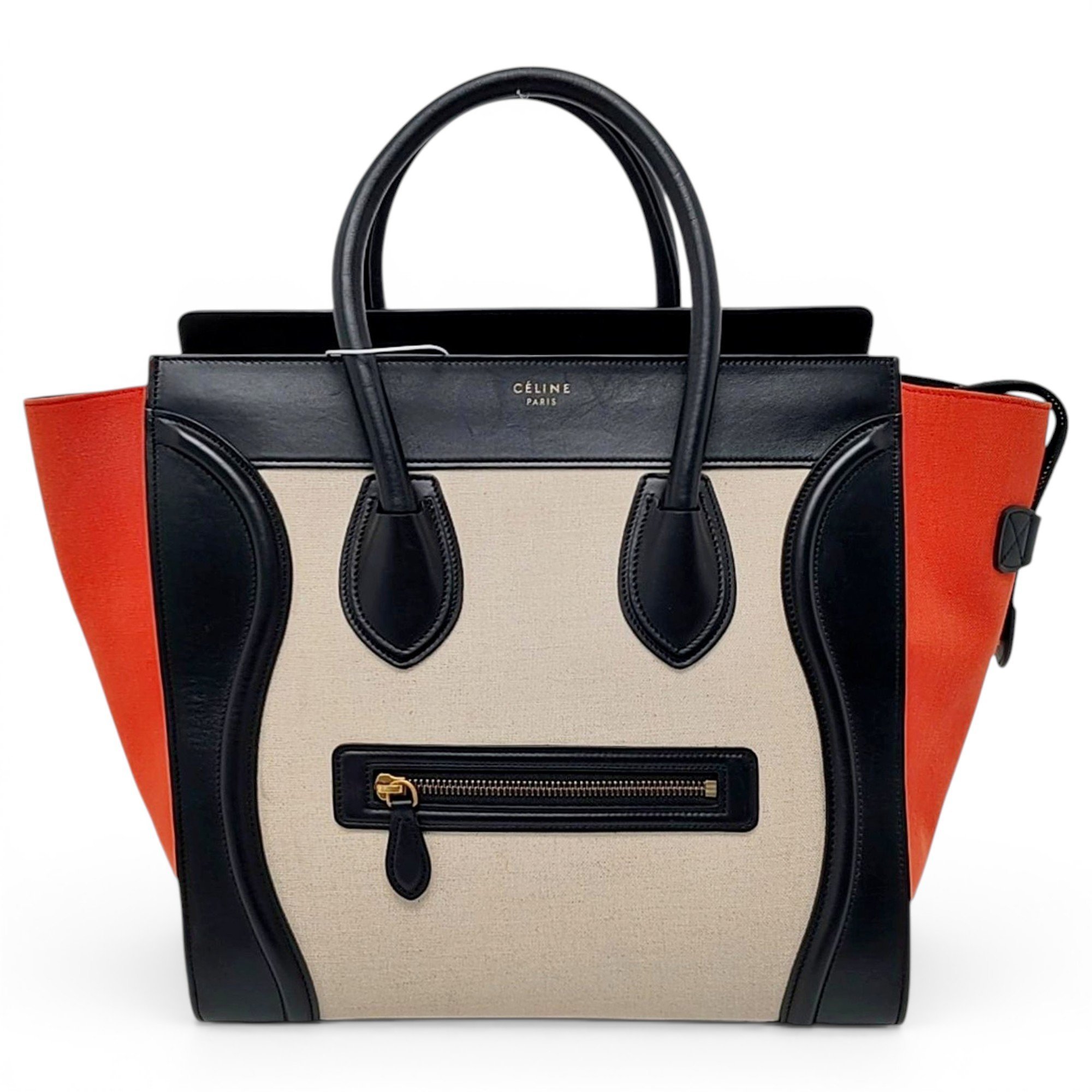 Luggage leather handbag