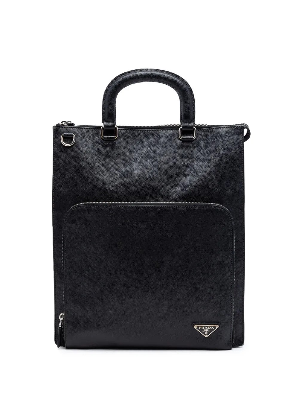 2013-2026 Saffiano Lux Front Pocket Convertible Tote satchel