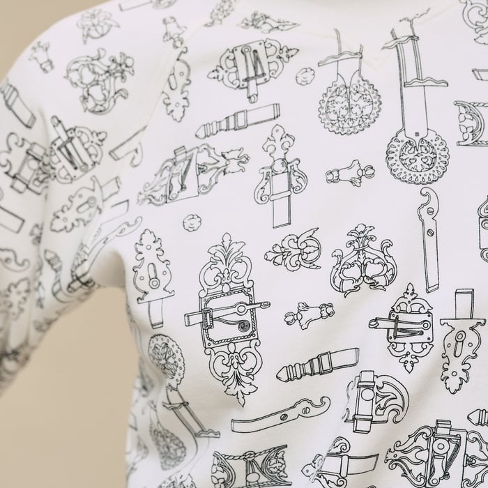 Blanc Cassé "Ferronnerie Remix" Sweatshirt