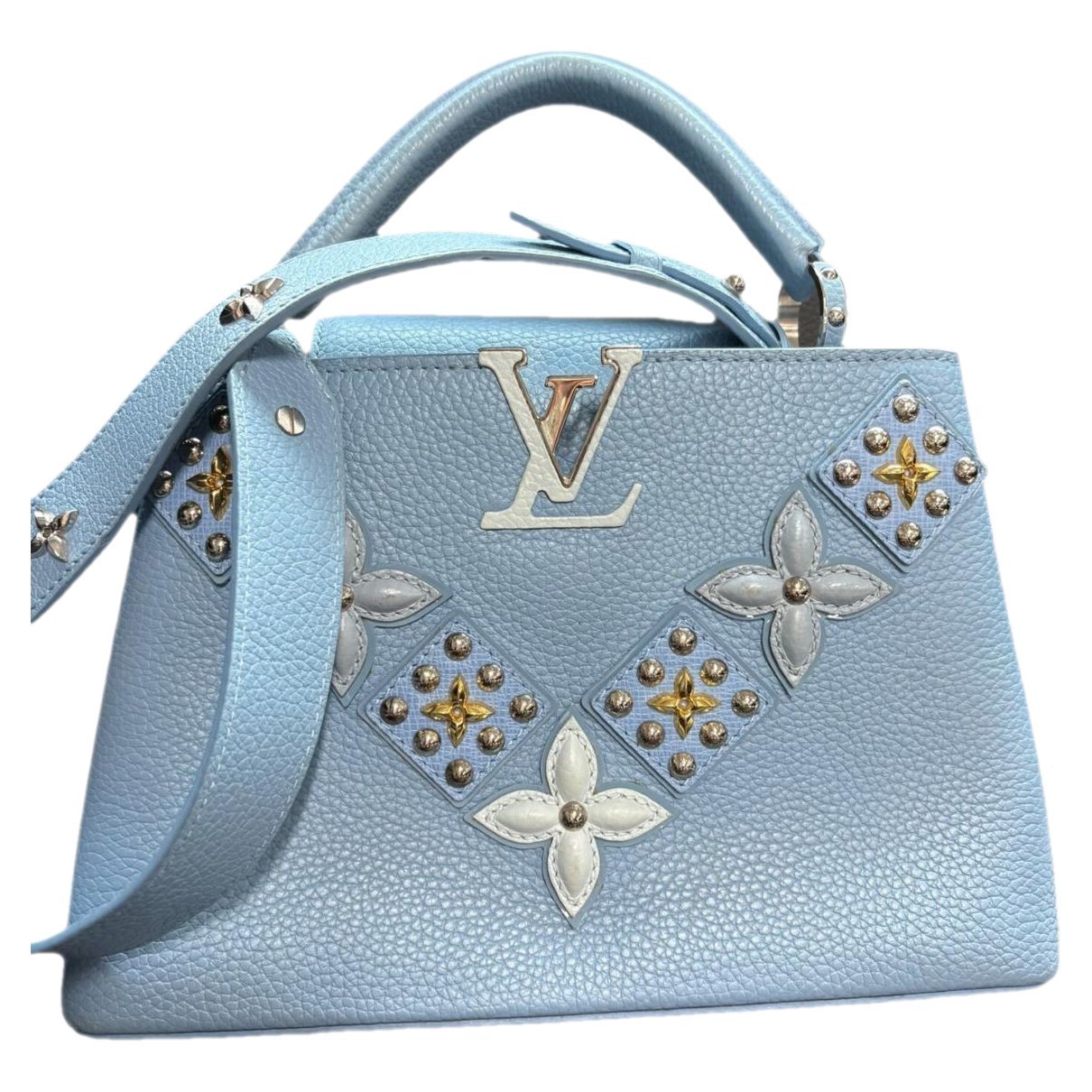 Capucines leather handbag