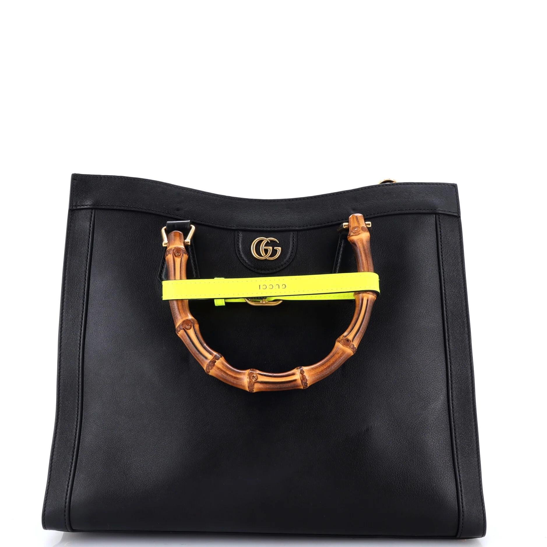 Leather tote