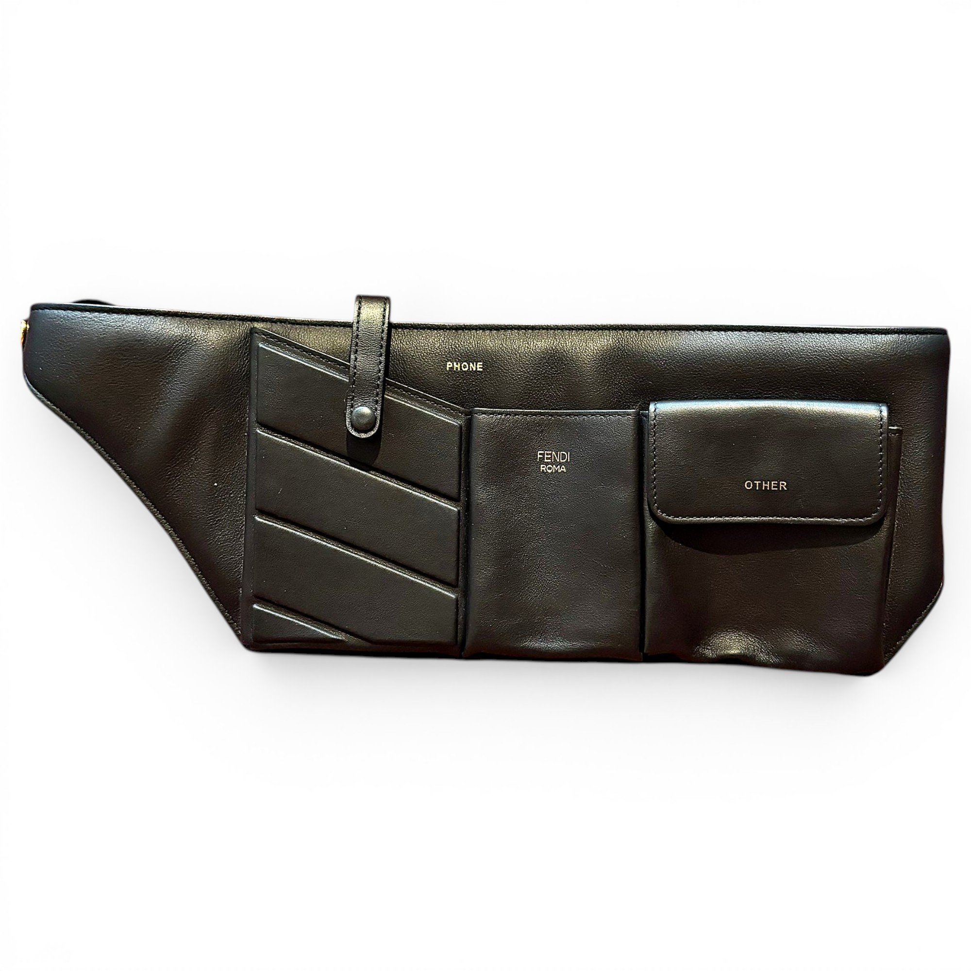 Leather travel bag