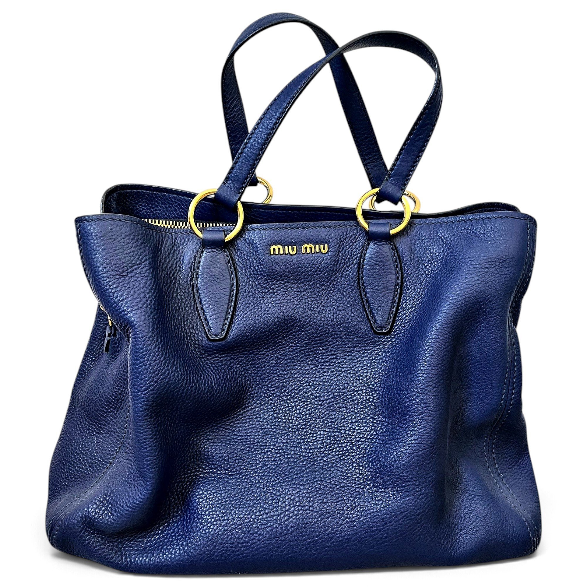 Vitello leather tote