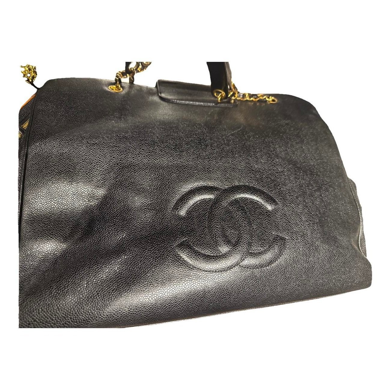 Leather tote