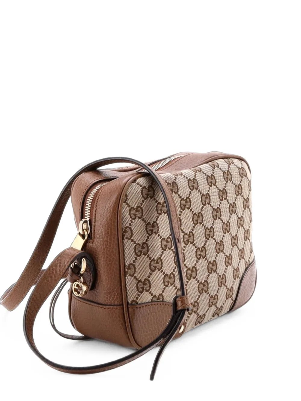 Bree Disco GG Canvas with Leather Mini crossbody bag