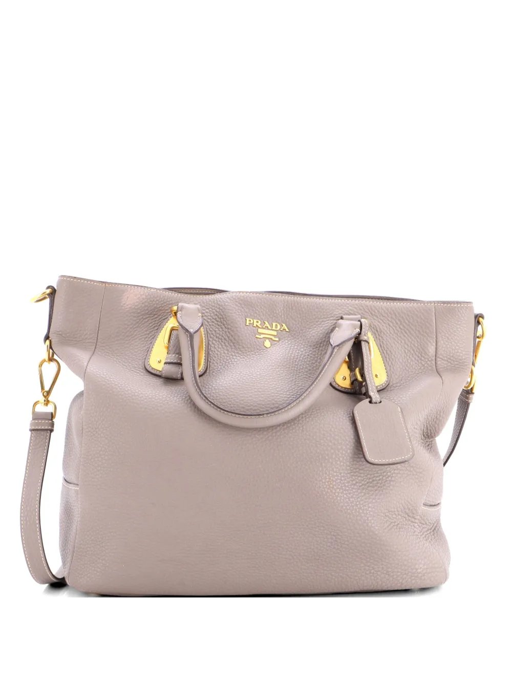 Side Zip Convertible Vitello Daino Large tote bag