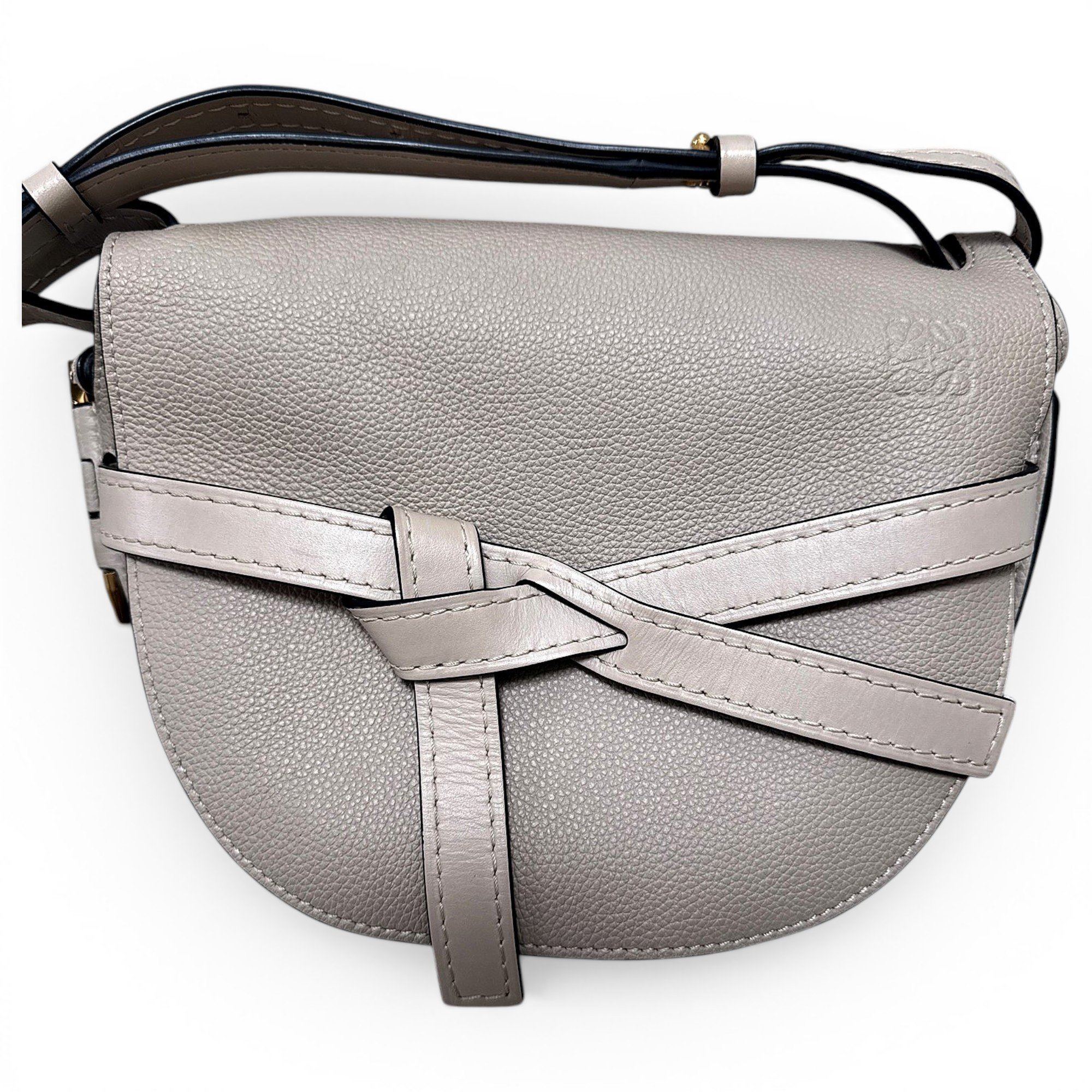 Gate leather crossbody bag