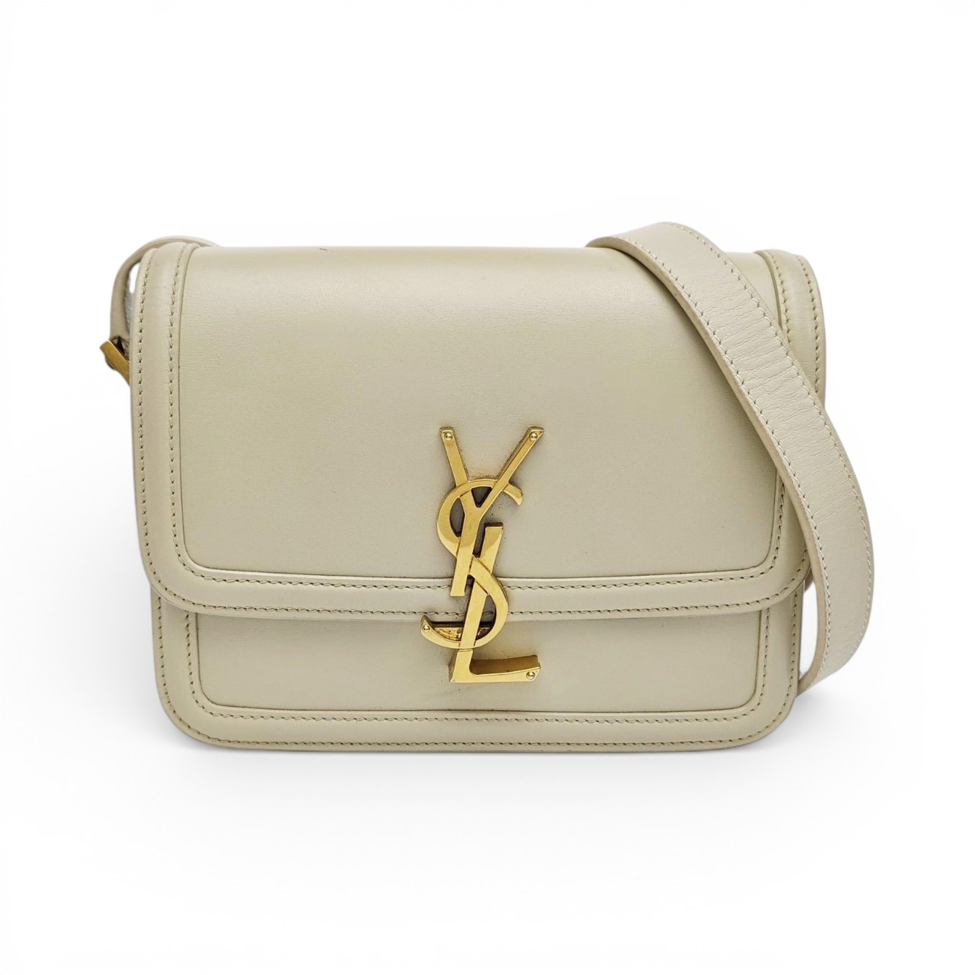 Solférino leather handbag
