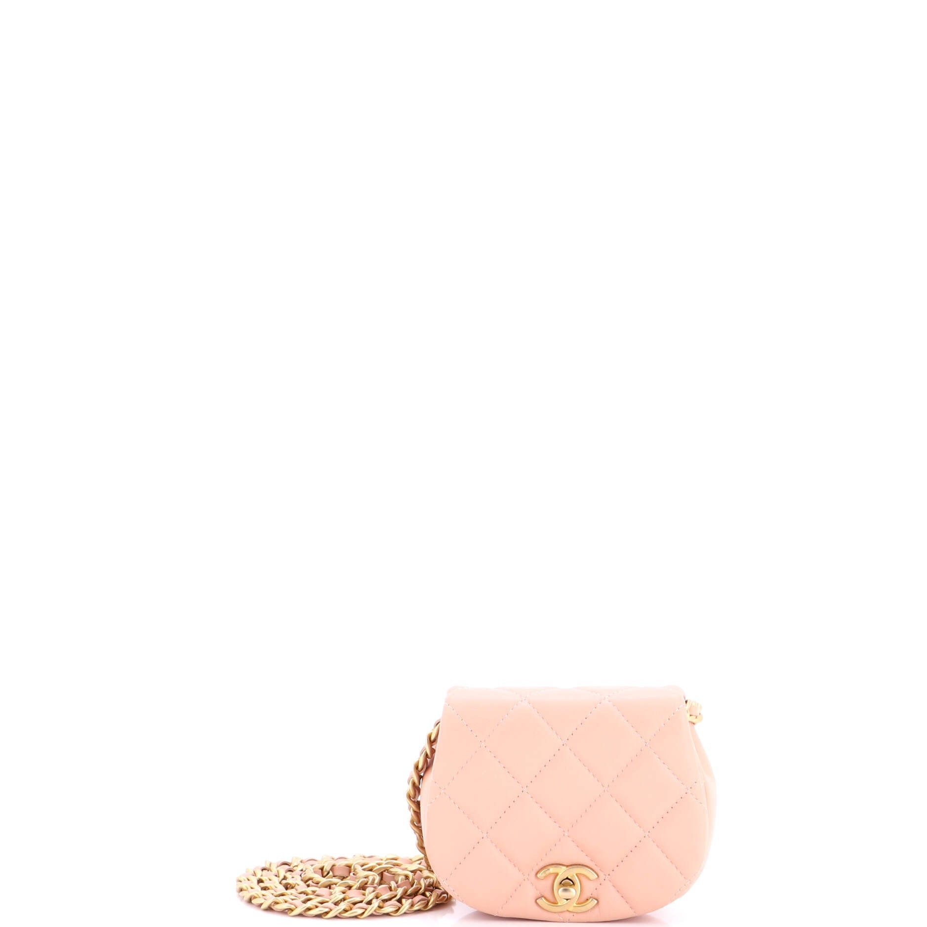 Coco Mail Clutch with Chain Quilted Calfskin Mini
